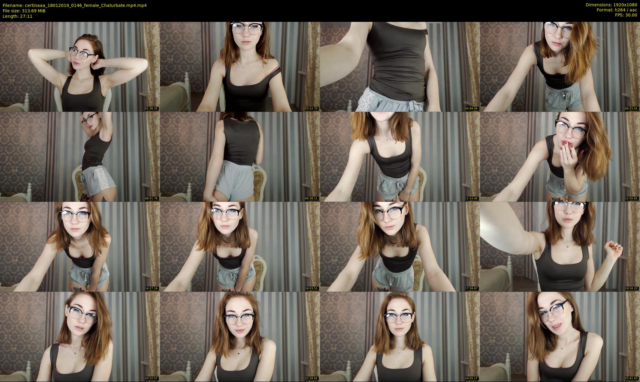 certinaaa — 28 minute Chaturbate female cam show recording, 1080p, Jan 18, 2019