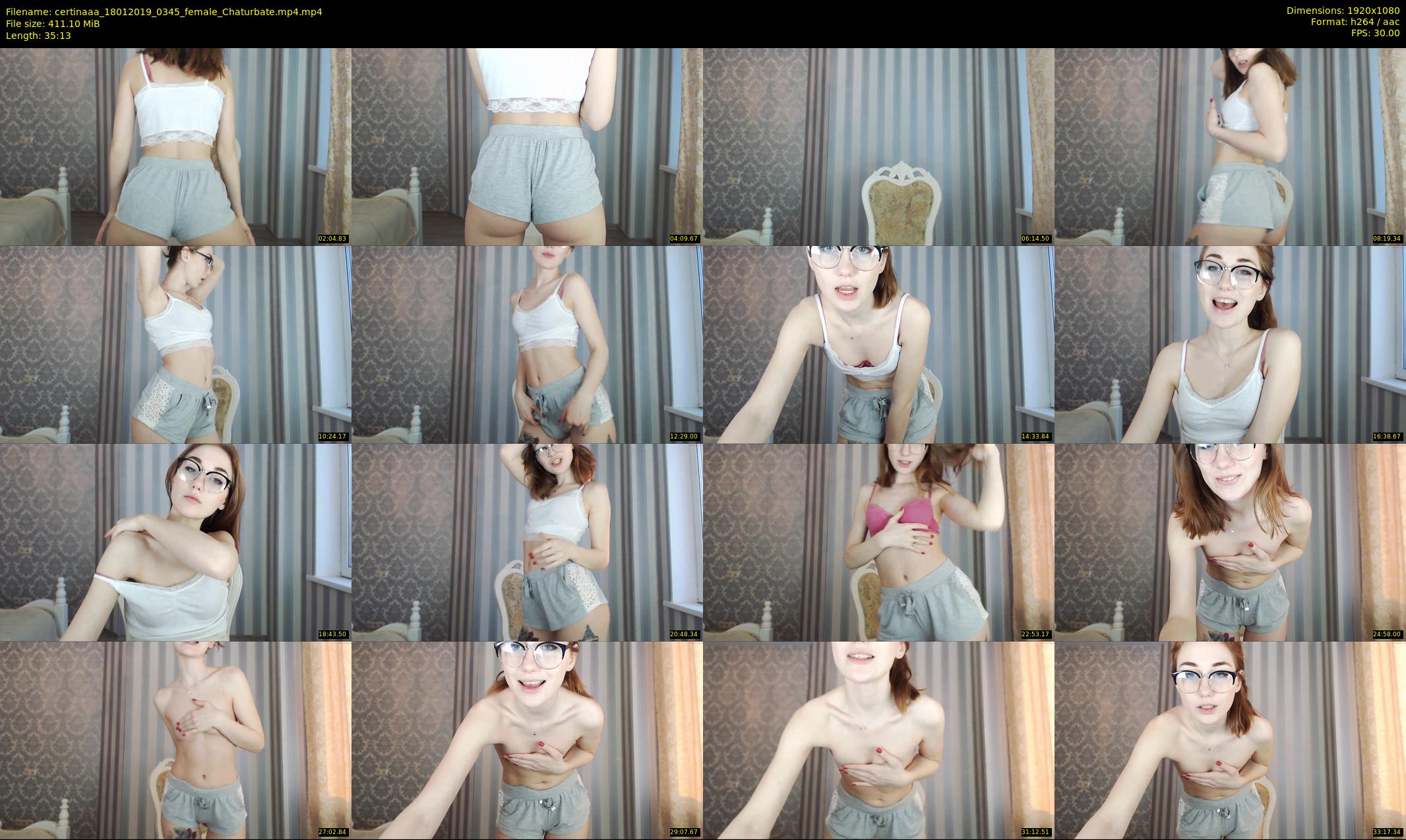 certinaaa — 36 minute Chaturbate female cam show recording, 1080p, Jan 18, 2019
