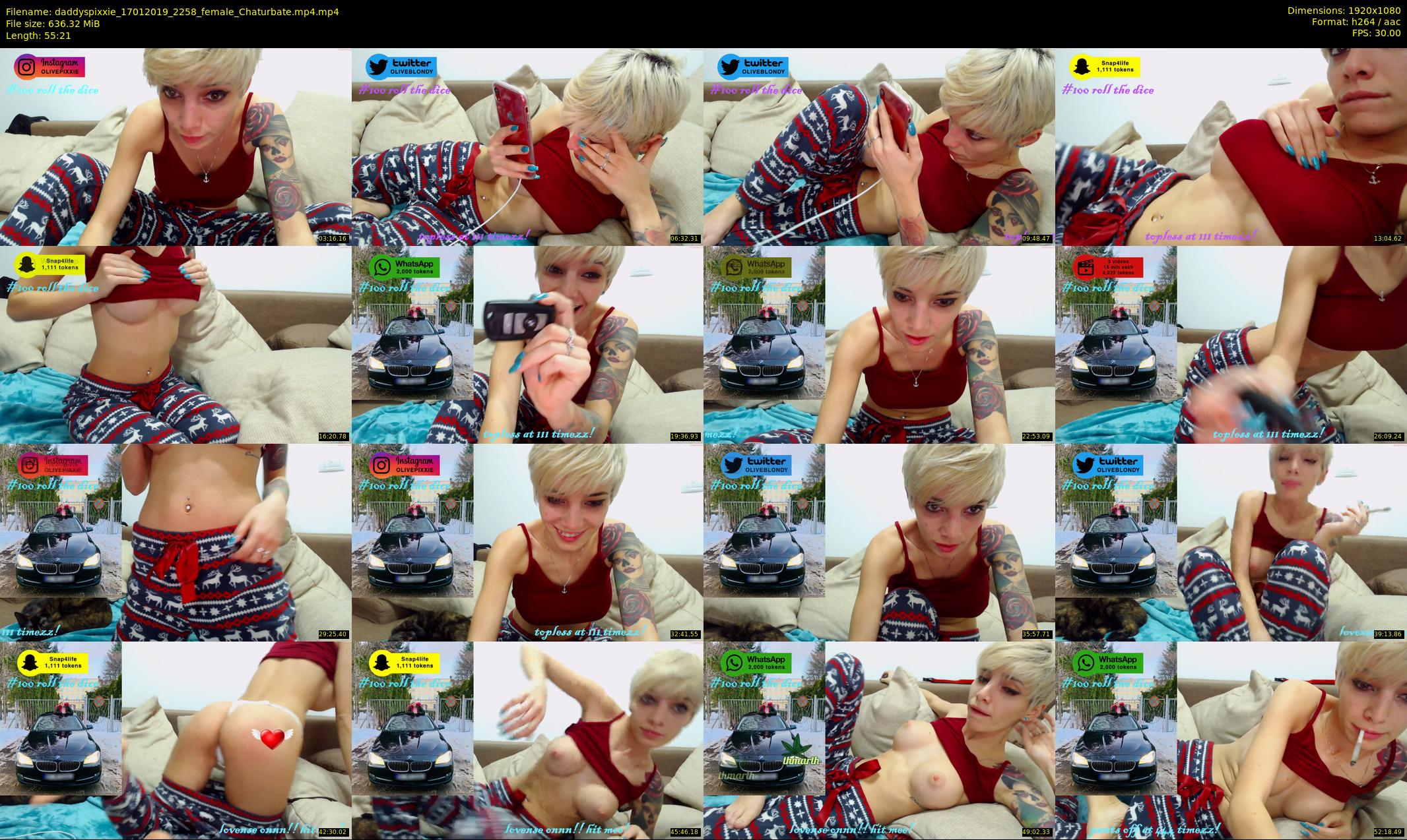 daddyspixxie — 56 minute Chaturbate female cam show recording, 1080p, Jan 17, 2019