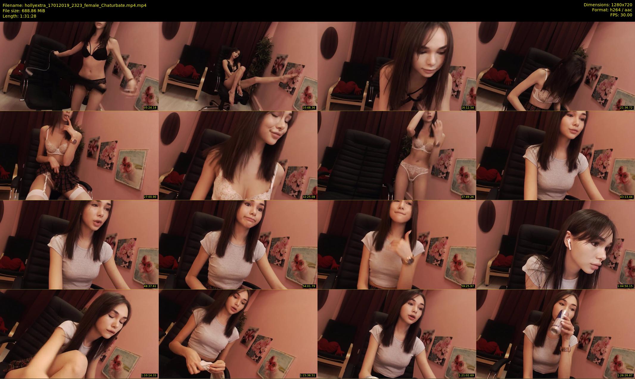 hollyextra — 92 minute Chaturbate female cam show recording, 720p, Jan 17, 2019