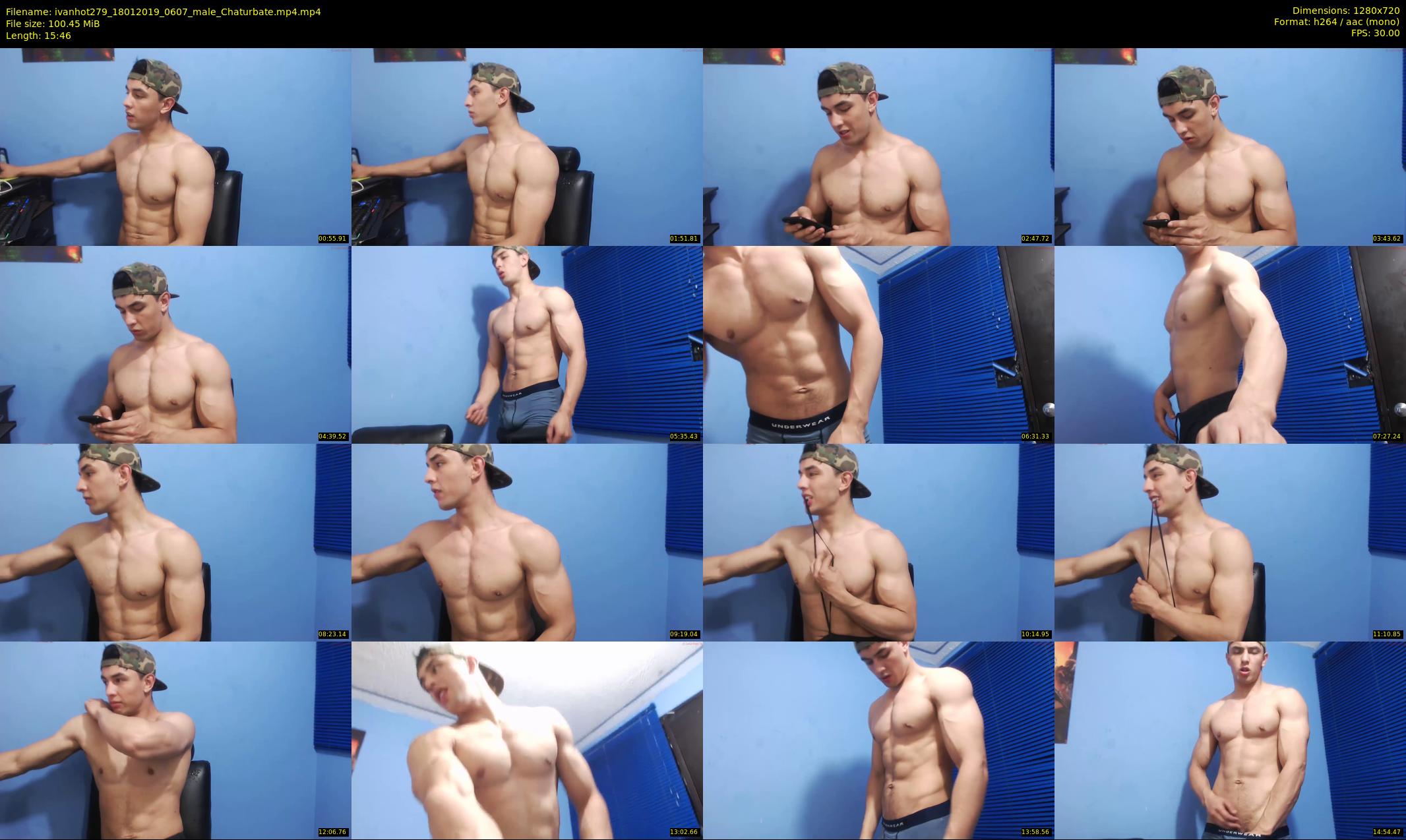 ivanhot279 — 16 minute Chaturbate male cam show recording, 720p, Jan 18, 2019