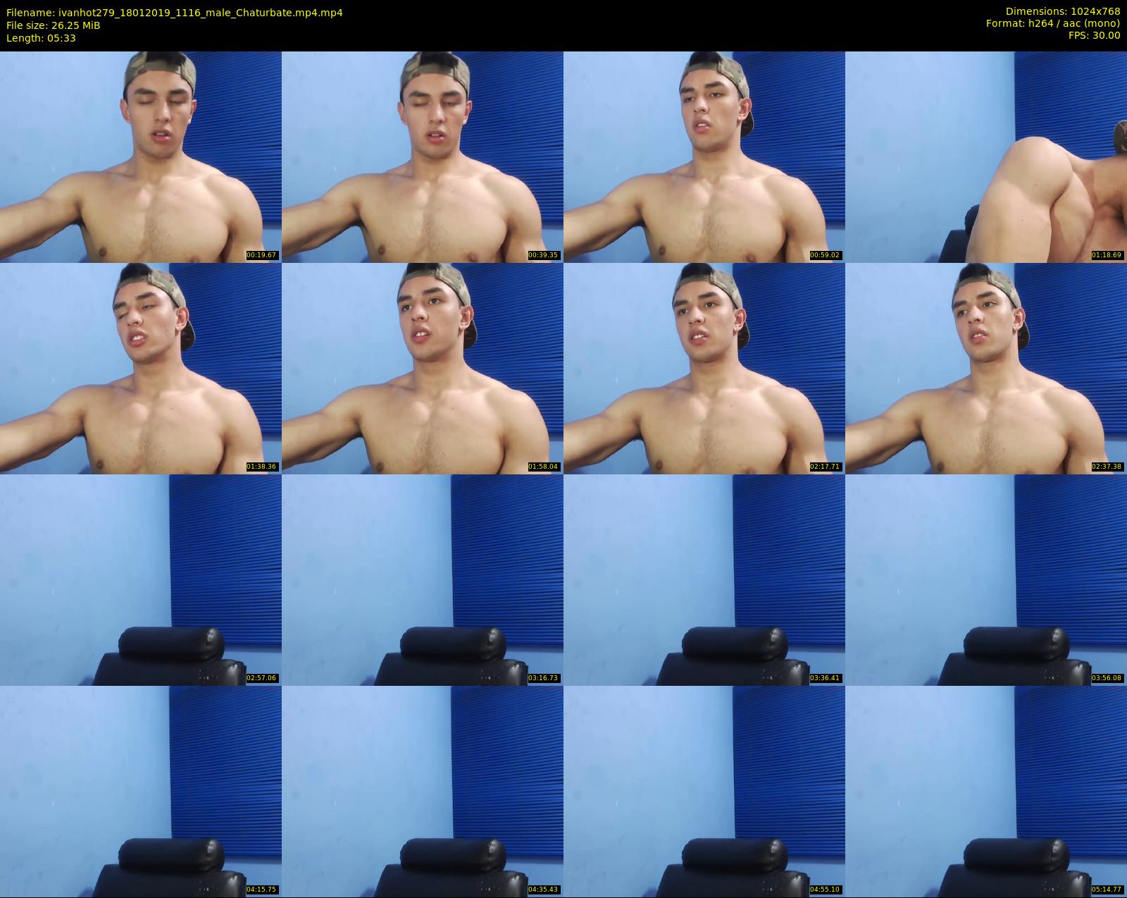 ivanhot279 — 6 minute Chaturbate male cam show recording, 720p, Jan 18, 2019
