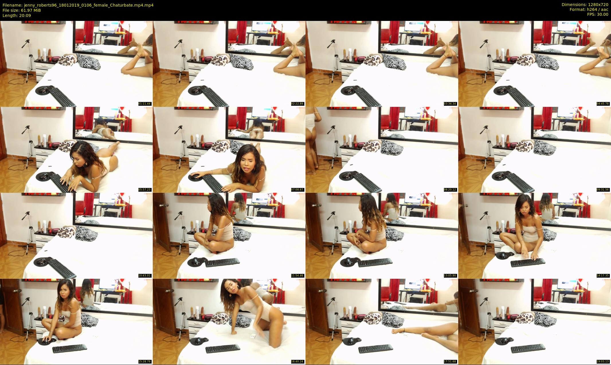 jenny_roberts96 — 21 minute Chaturbate female cam show recording, 720p, Jan 18, 2019