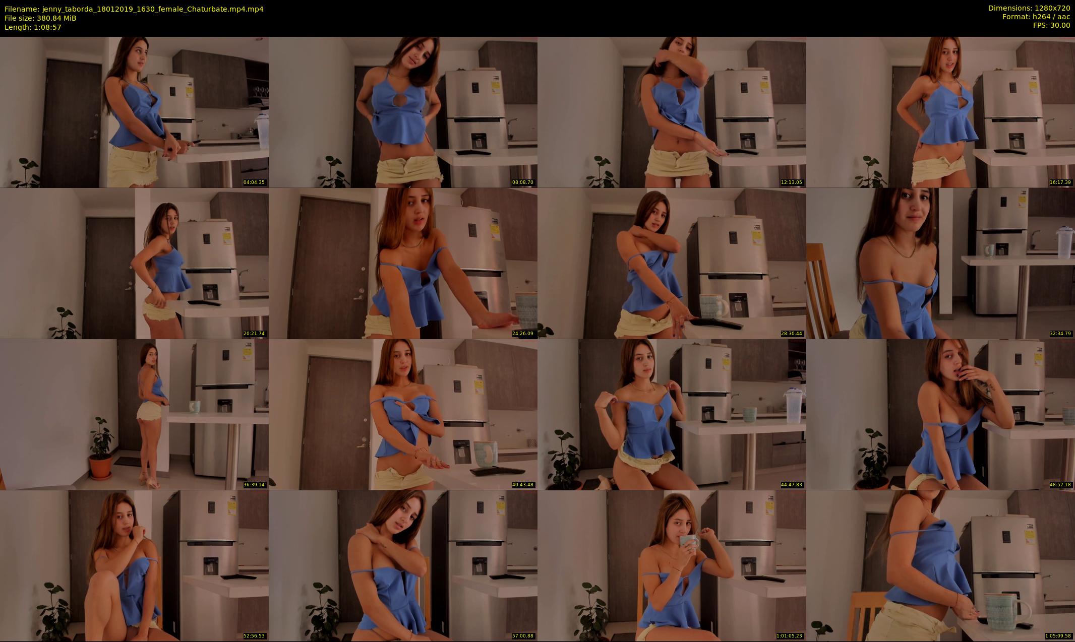 jenny_taborda — 69 minute Chaturbate female cam show recording, 720p, Jan 18, 2019