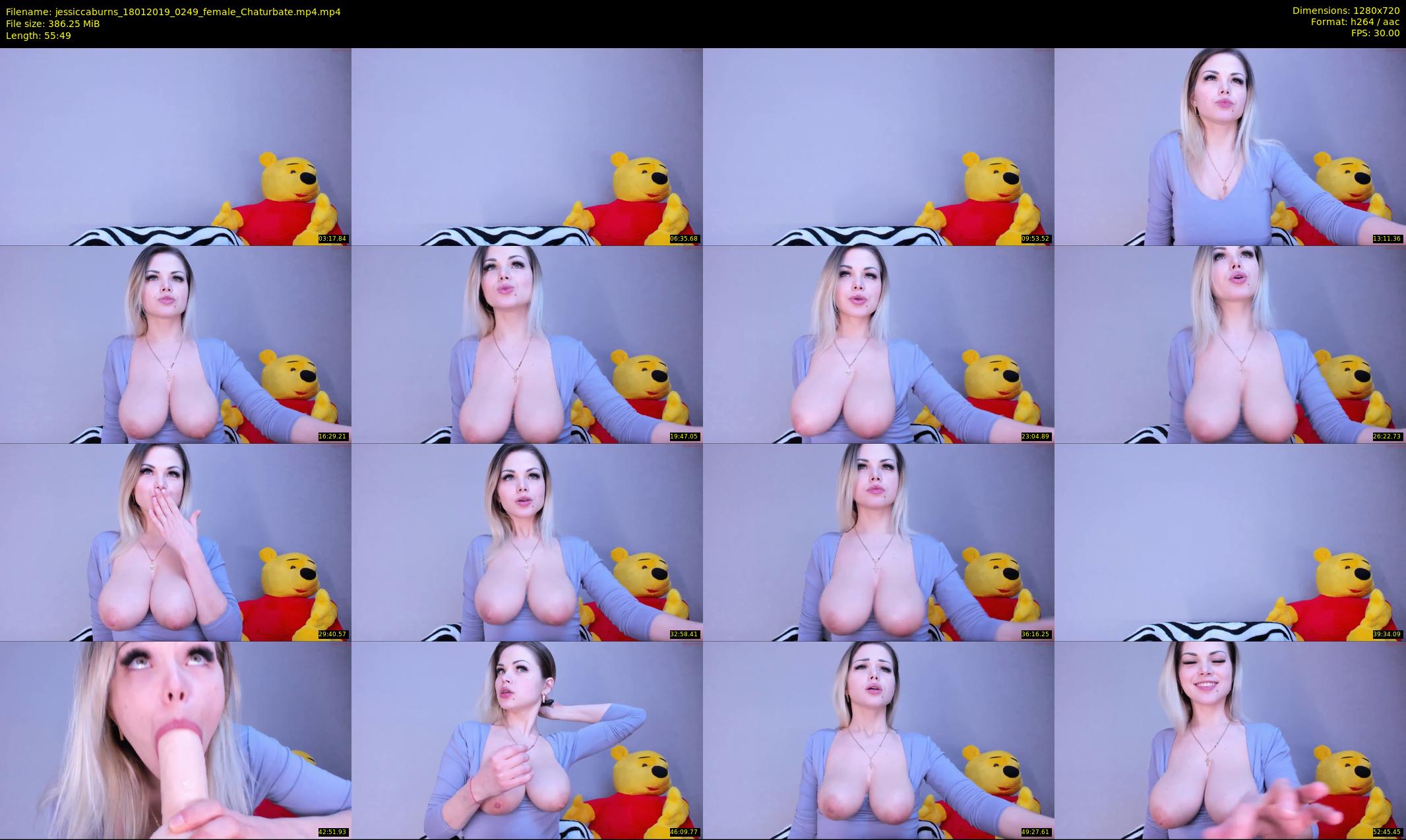 jessiccaburns — 56 minute Chaturbate female cam show recording, 720p, Jan 18, 2019
