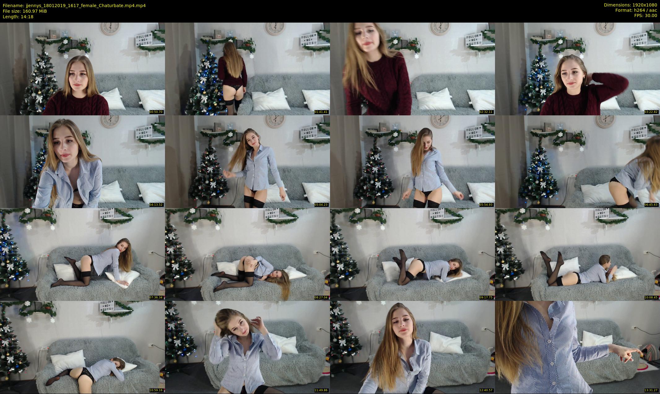 jjennys — 15 minute Chaturbate female cam show recording, 1080p, Jan 18, 2019