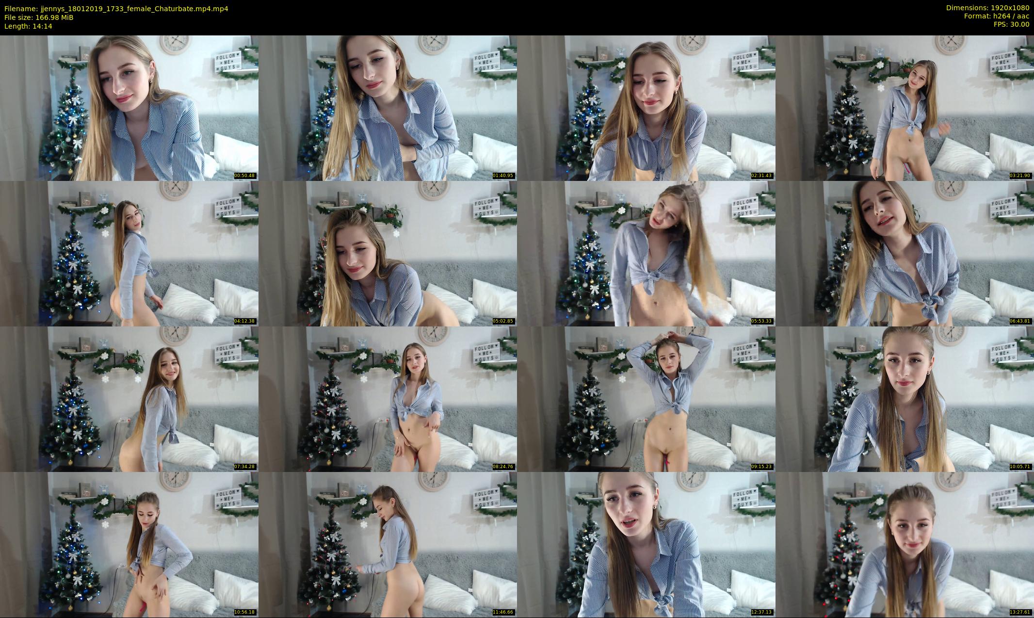 jjennys — 15 minute Chaturbate female cam show recording, 1080p, Jan 18, 2019
