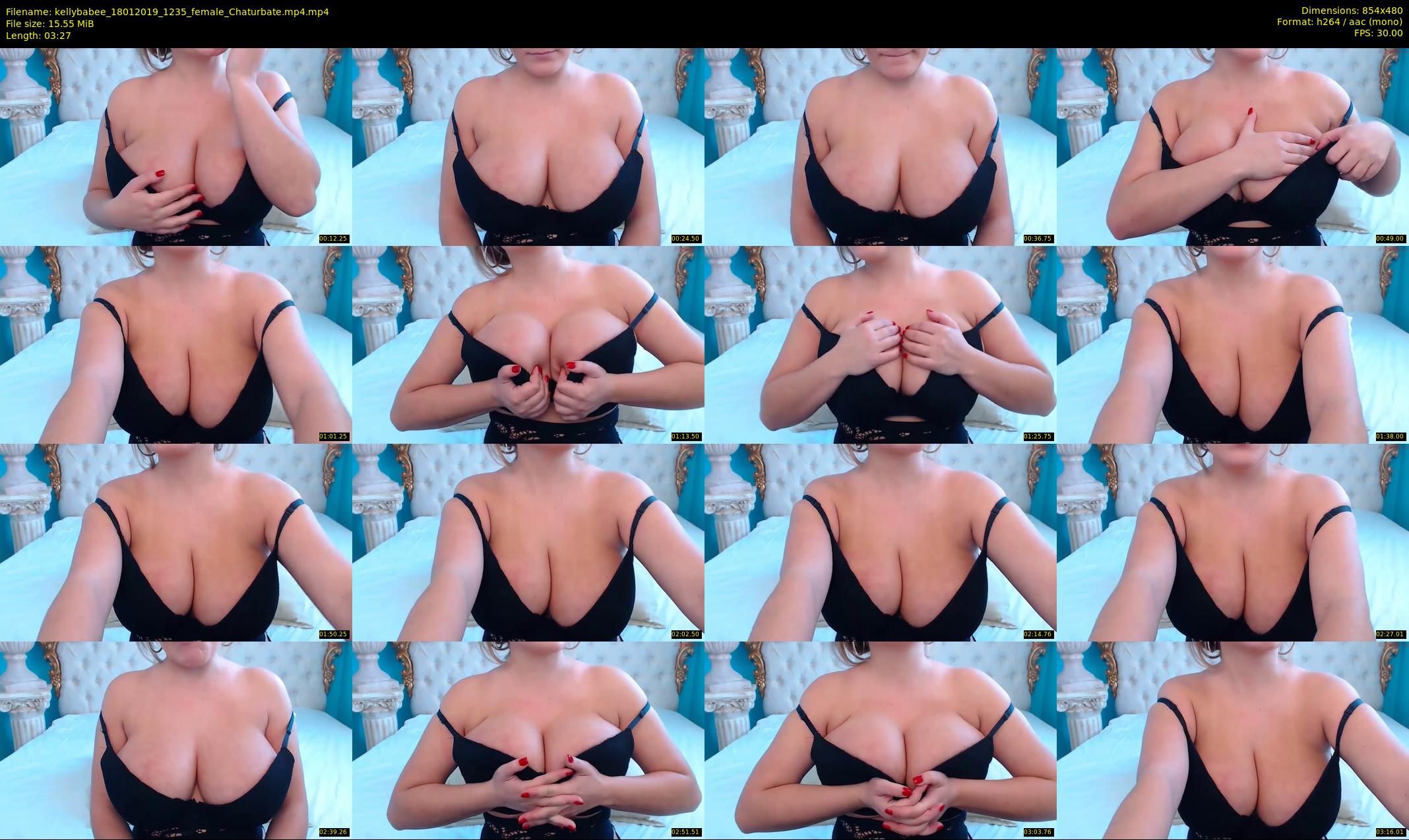kellybabee — 4 minute Chaturbate female cam show recording, 480p, Jan 18, 2019