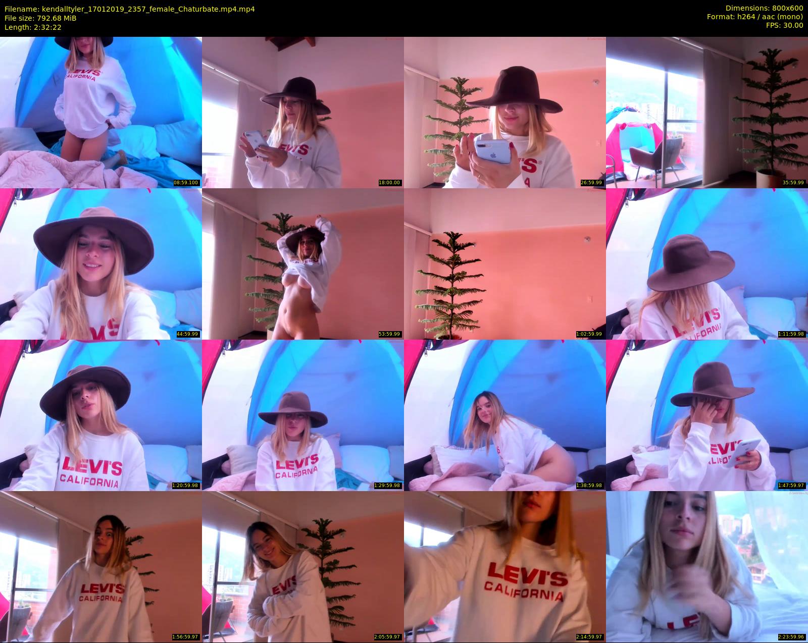 kendalltyler — 153 minute Chaturbate female cam show recording, 480p, Jan 17, 2019
