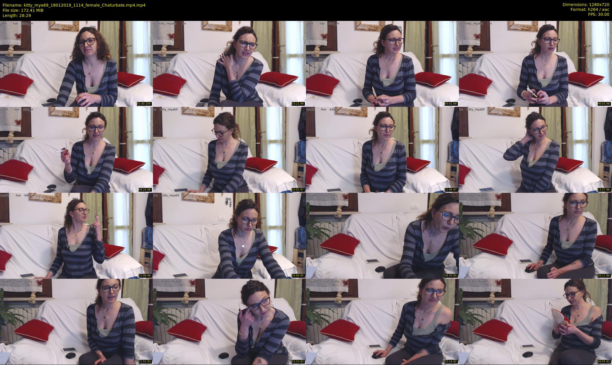 kitty_mya69 — 29 minute Chaturbate female cam show recording, 720p, Jan 18, 2019