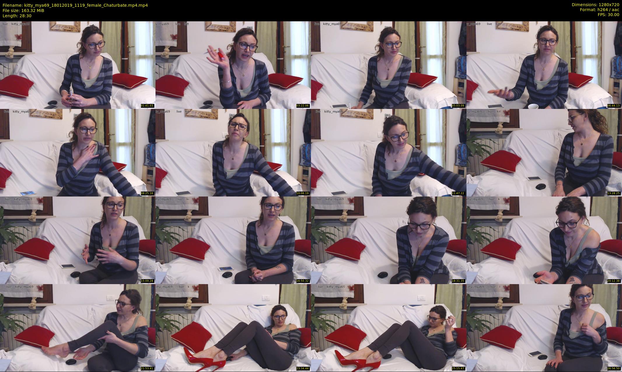 kitty_mya69 — 29 minute Chaturbate female cam show recording, 720p, Jan 18, 2019