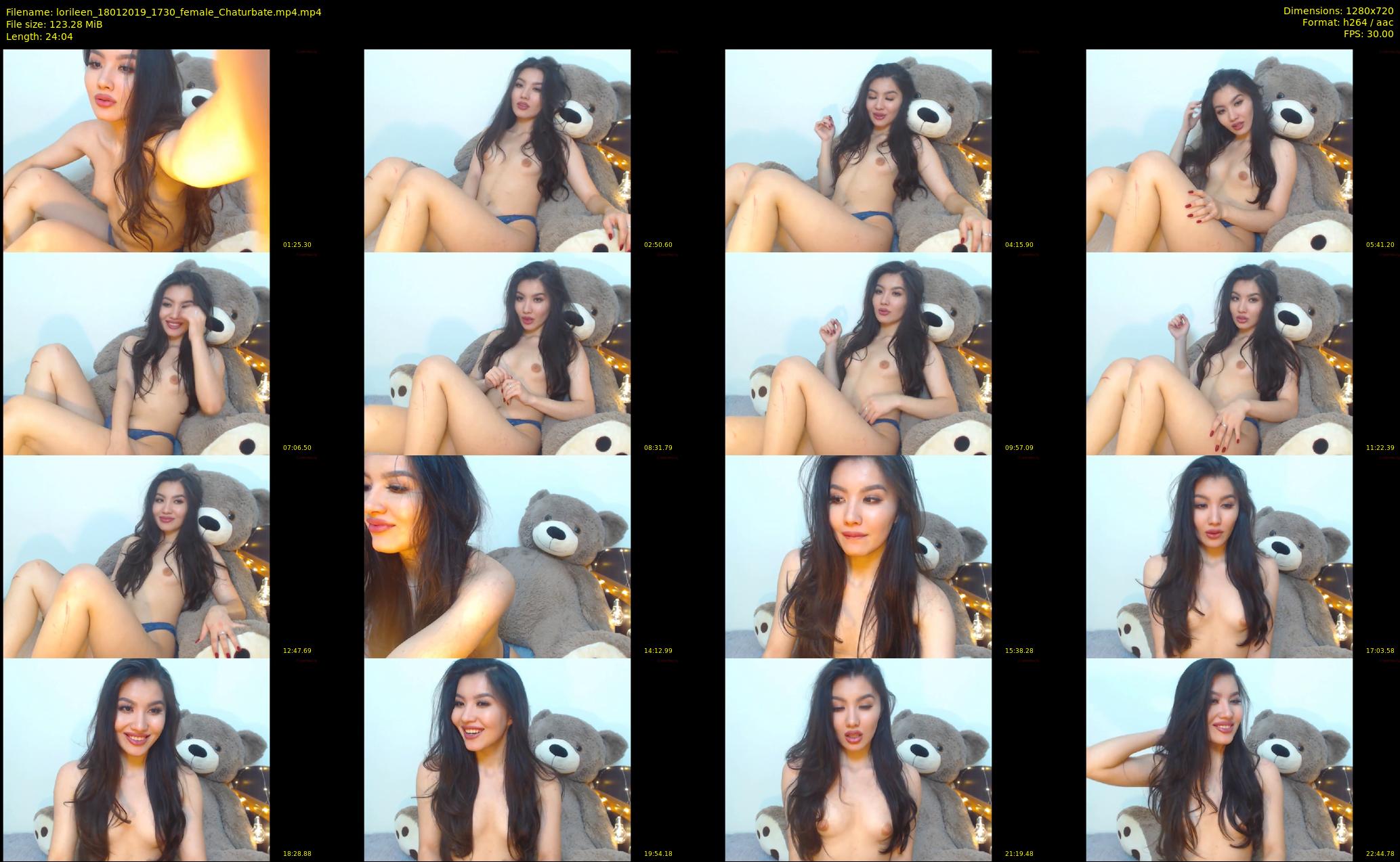 lorileen — 25 minute Chaturbate female cam show recording, 720p, Jan 18, 2019