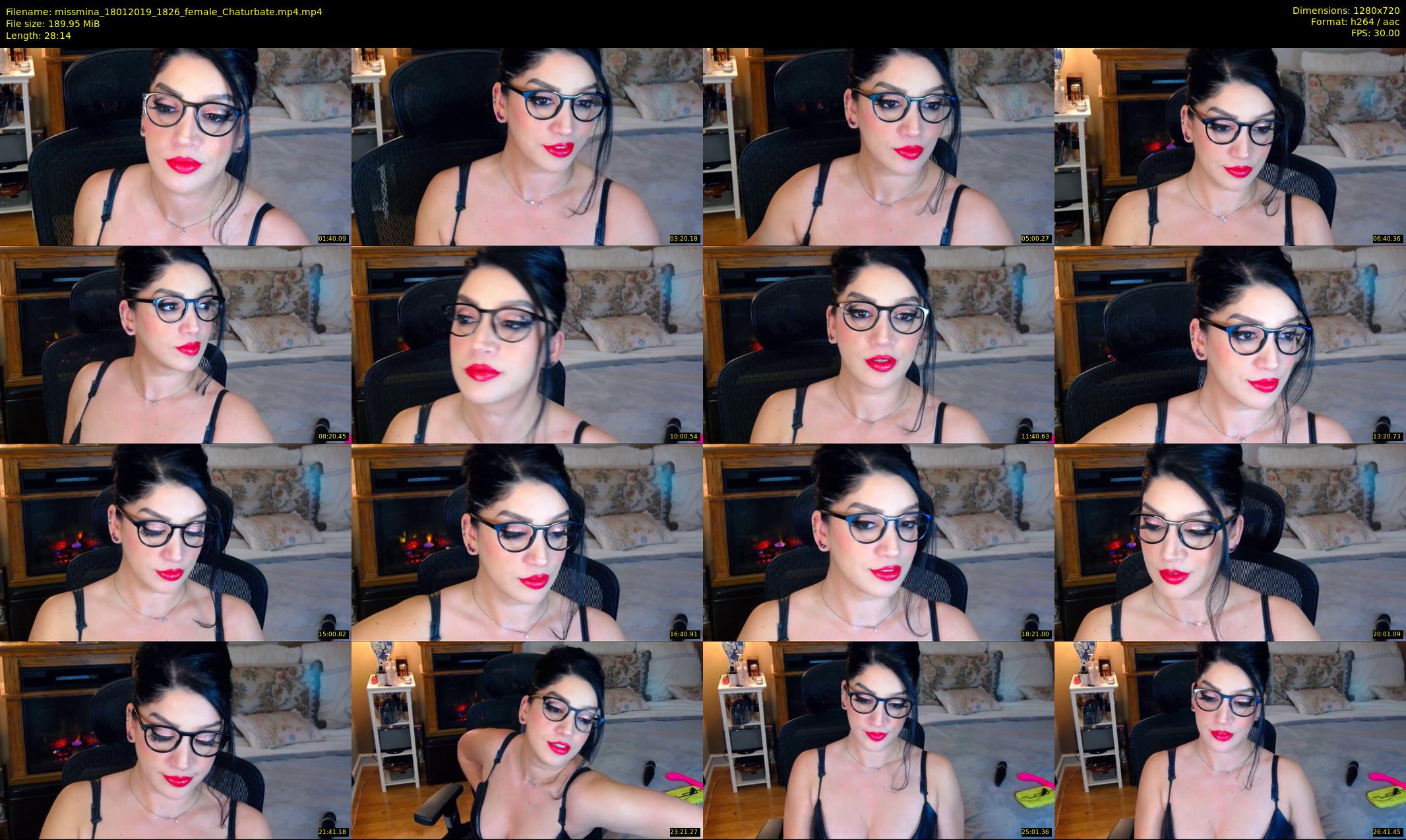 missmina — 29 minute Chaturbate female cam show recording, 720p, Jan 18, 2019