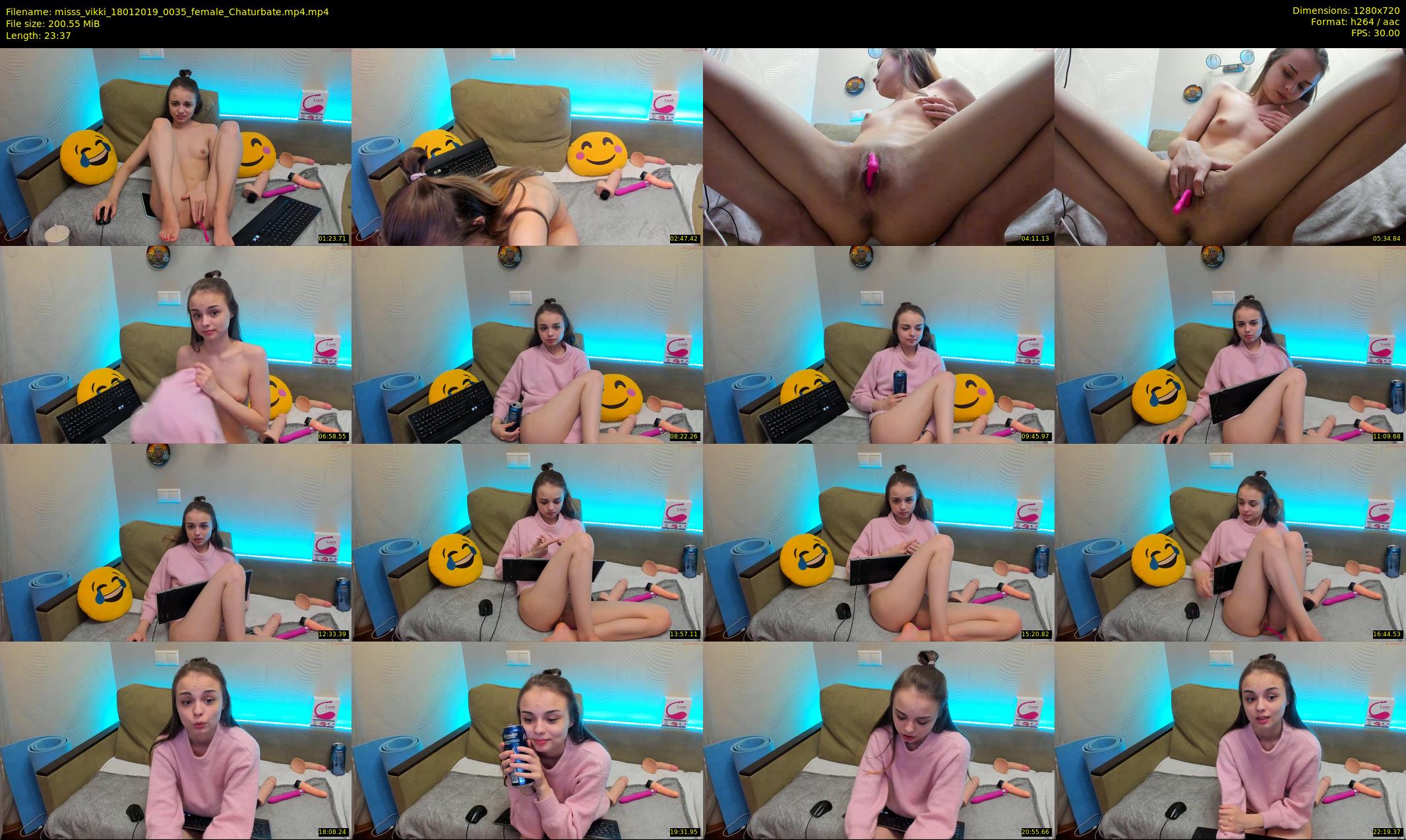misss_vikki — 24 minute Chaturbate female cam show recording, 720p, Jan 18, 2019