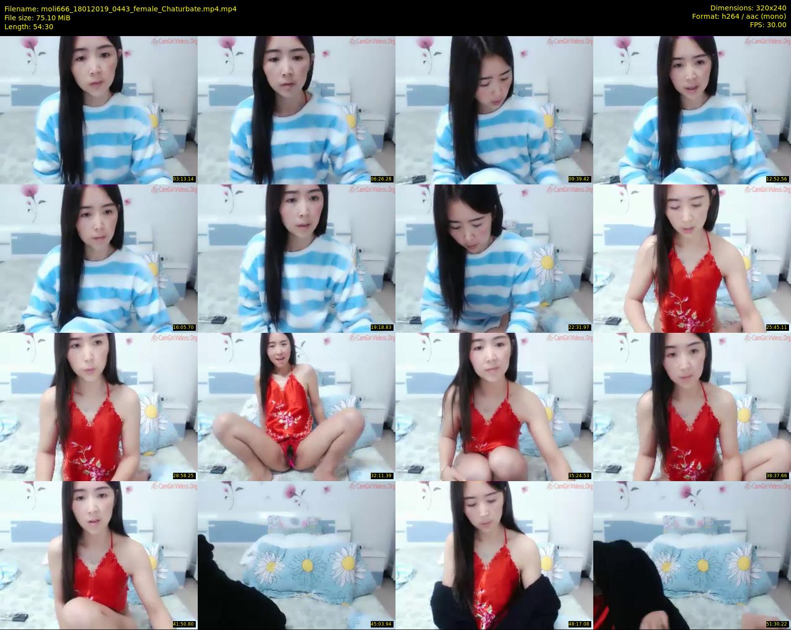 moli666 — 55 minute Chaturbate female cam show recording, SD, Jan 18, 2019