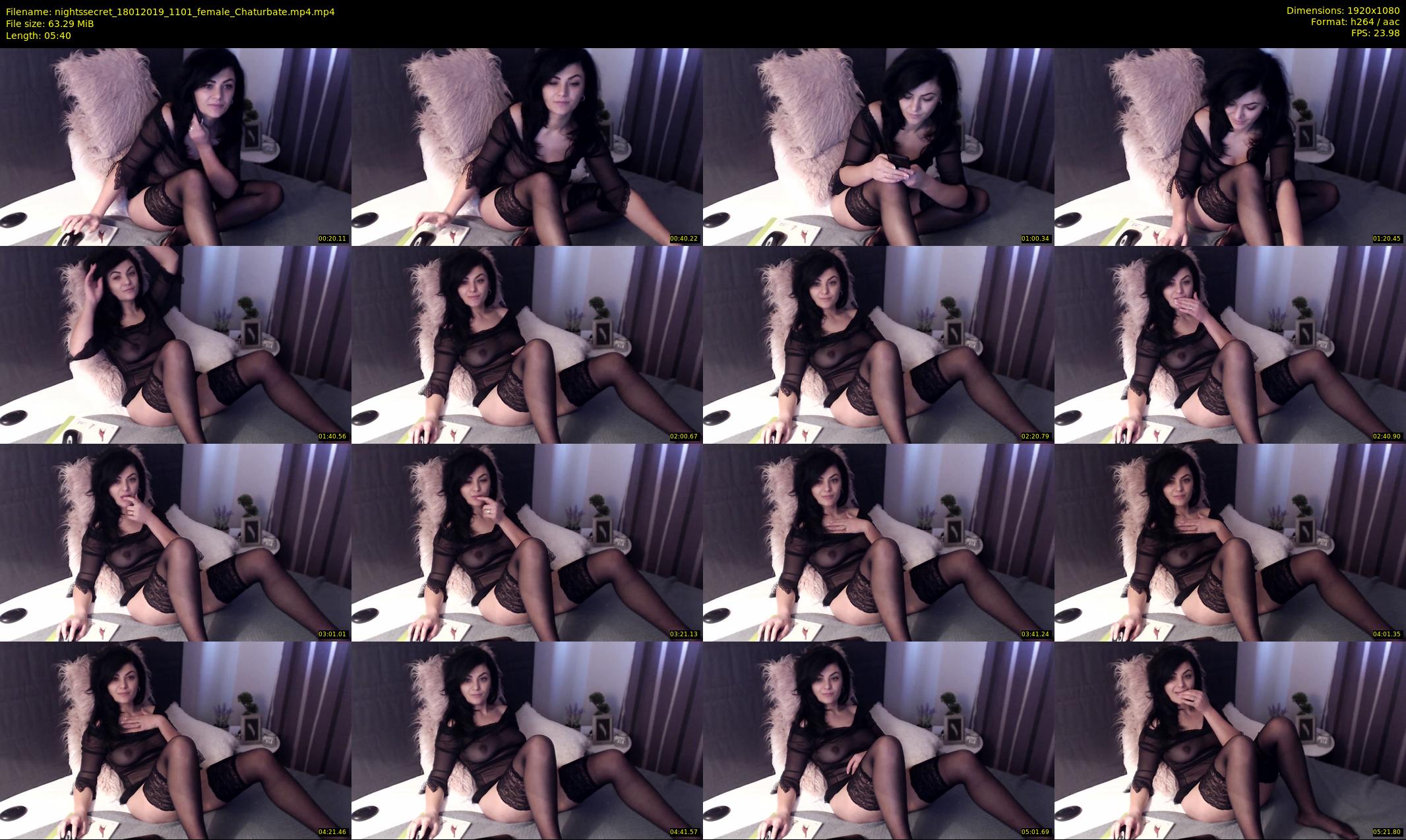 nightssecret — 6 minute Chaturbate female cam show recording, 1080p, Jan 18, 2019