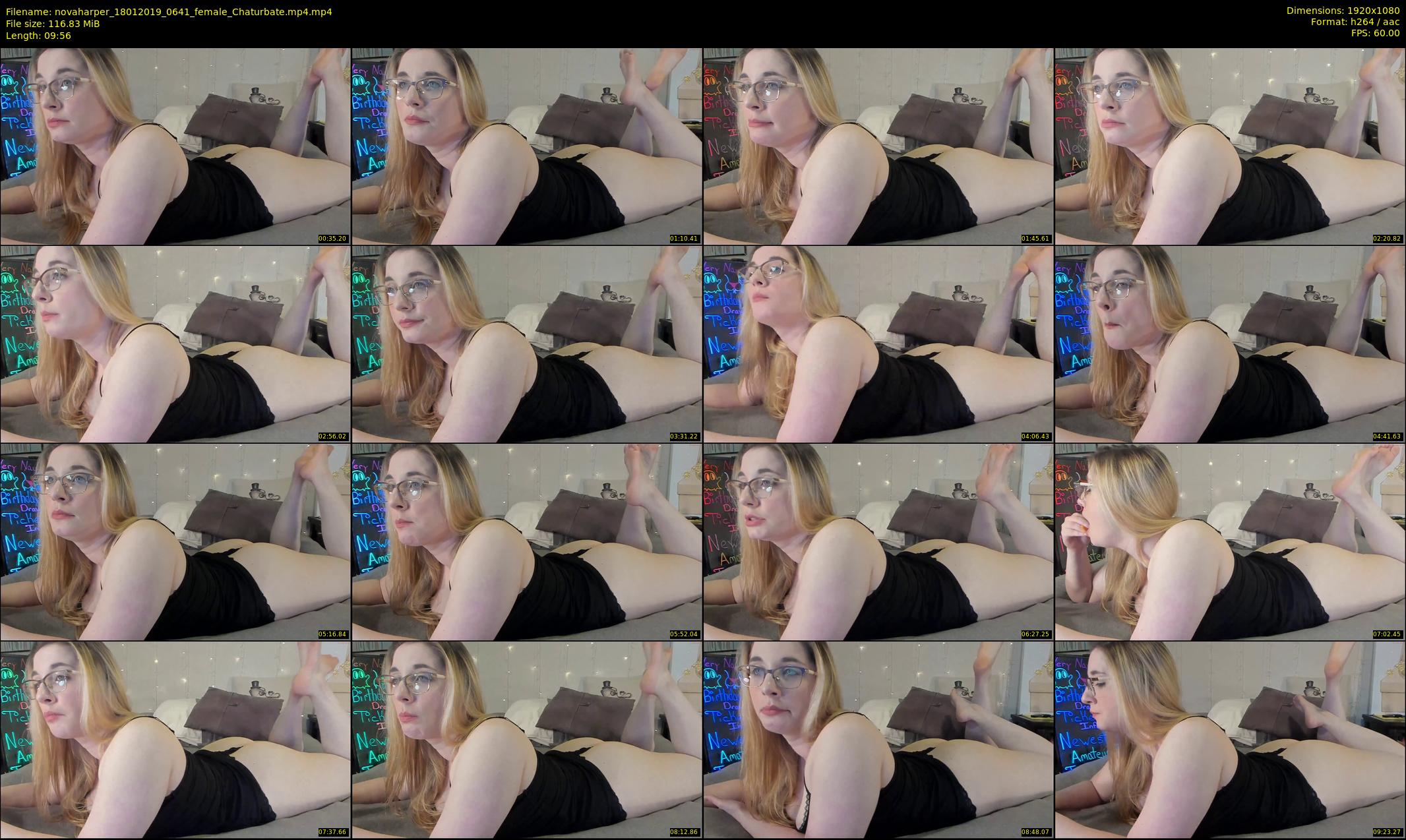 novaharper — 10 minute Chaturbate female cam show recording, 1080p, Jan 18, 2019