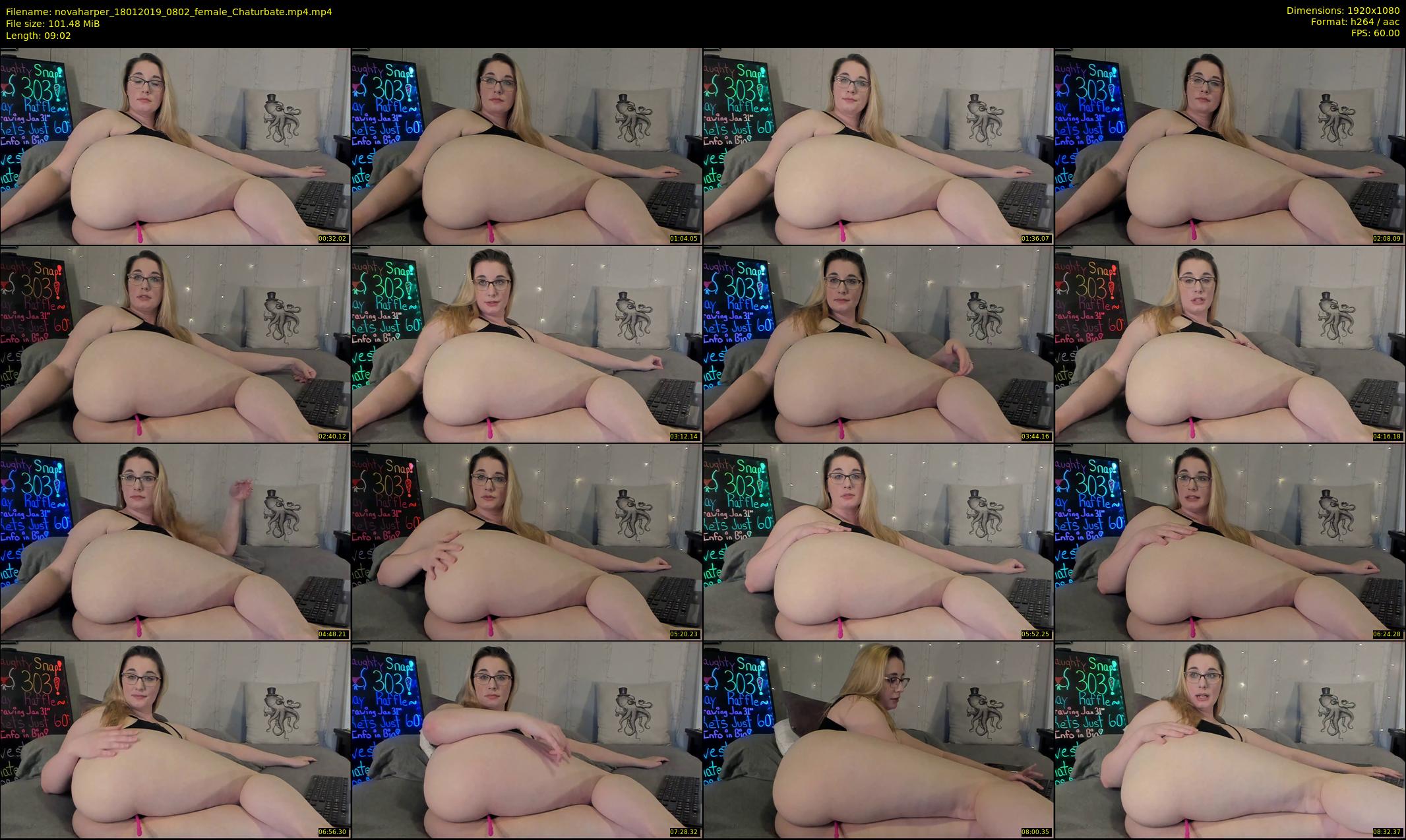 novaharper — 10 minute Chaturbate female cam show recording, 1080p, Jan 18, 2019