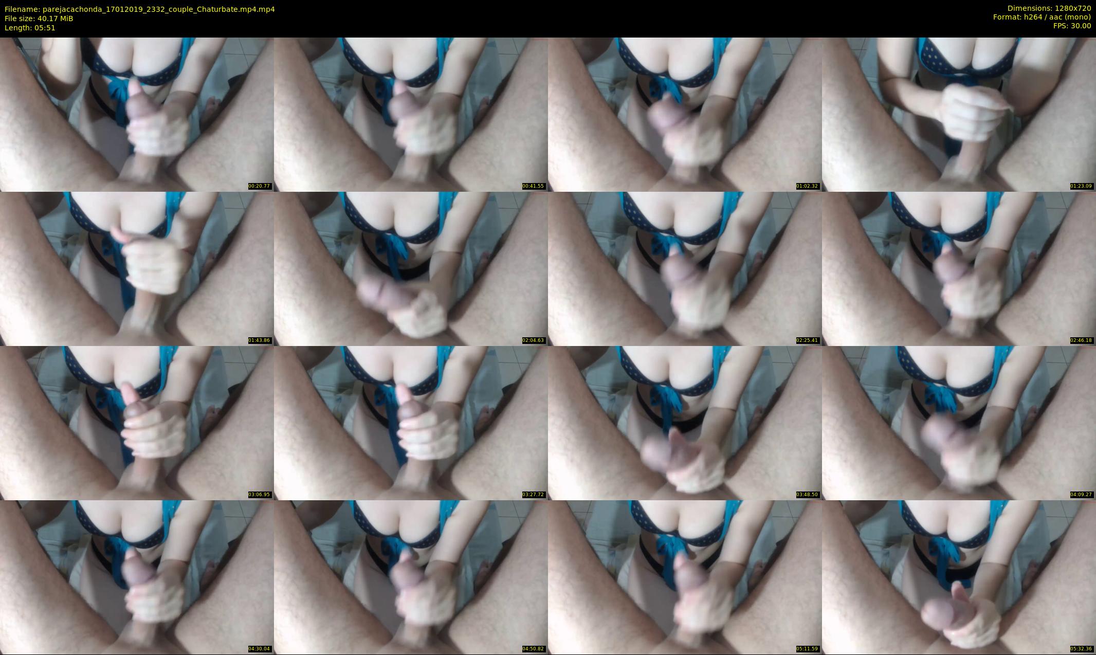 parejacachonda — 6 minute Chaturbate couple cam show recording, 720p, Jan 17, 2019