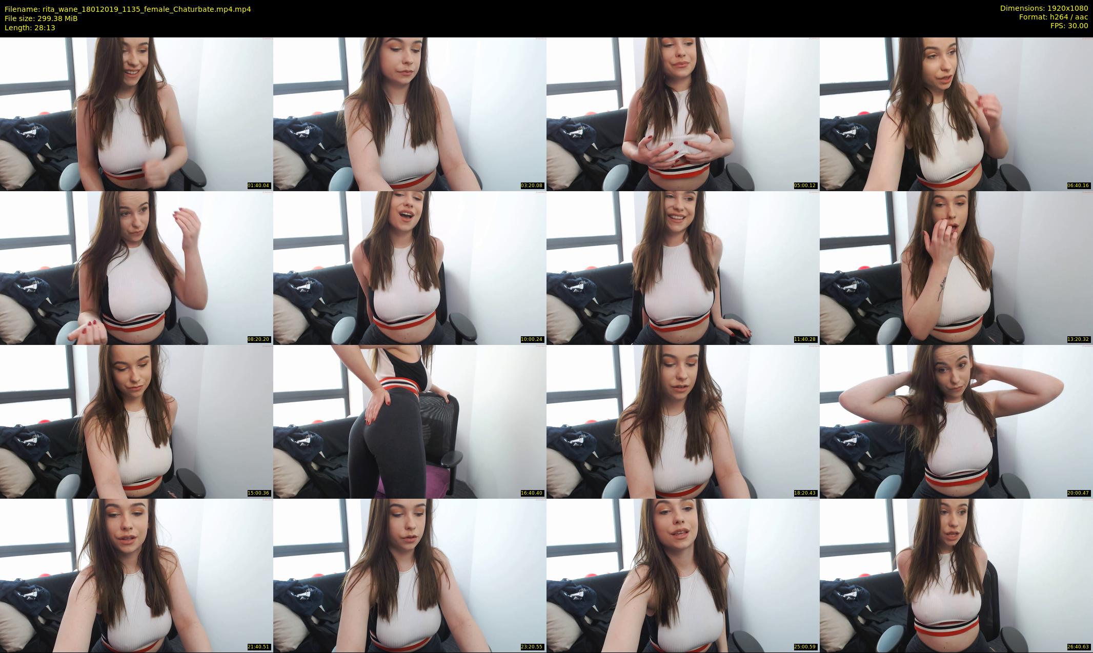 rita_wane — 29 minute Chaturbate female cam show recording, 1080p, Jan 18, 2019