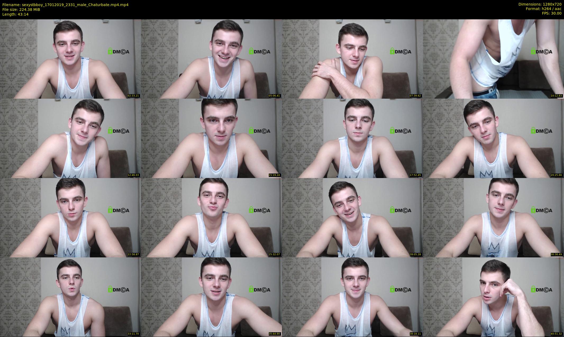 sexystbboy — 44 minute Chaturbate male cam show recording, 720p, Jan 17, 2019