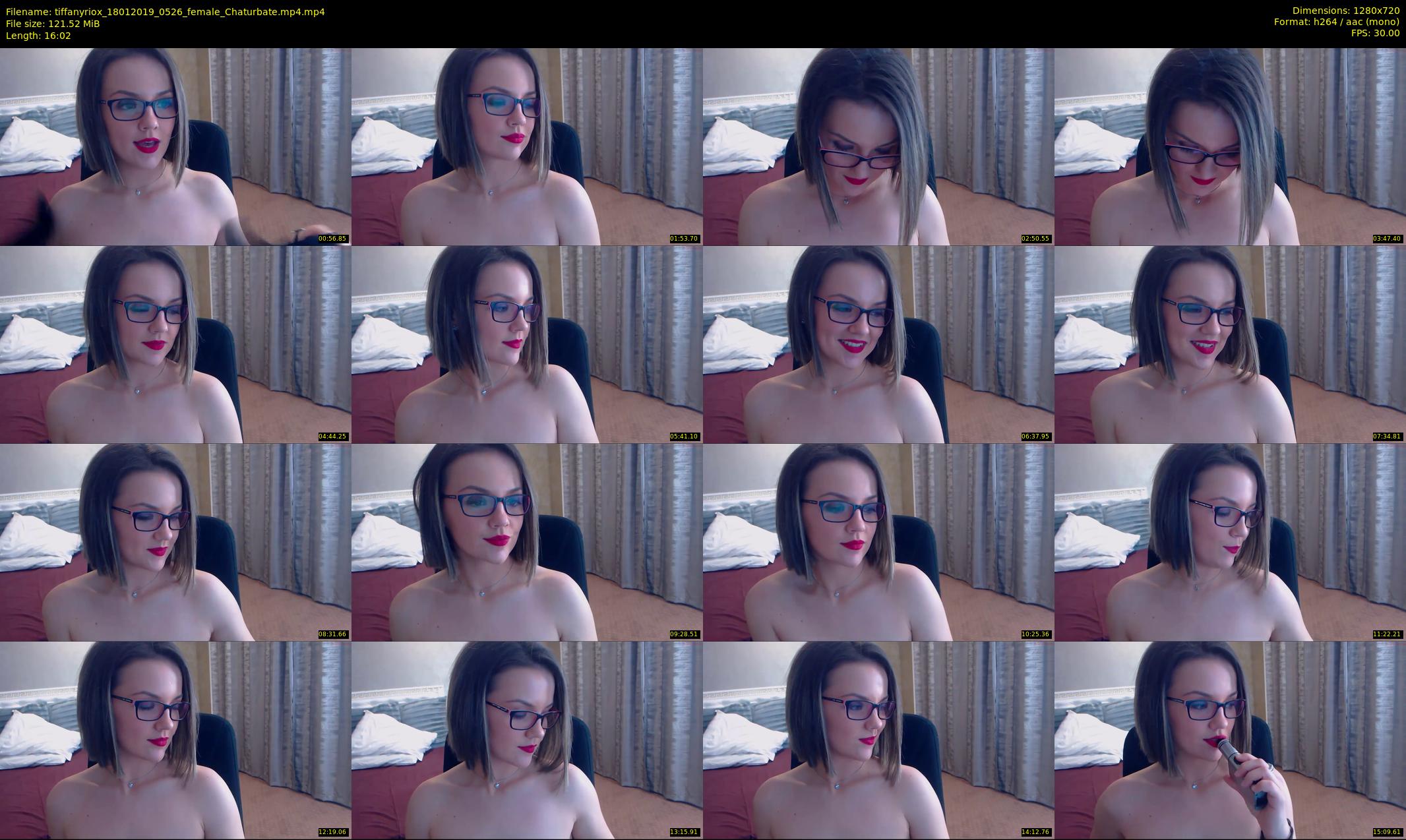 tiffanyriox — 17 minute Chaturbate female cam show recording, 720p, Jan 18, 2019