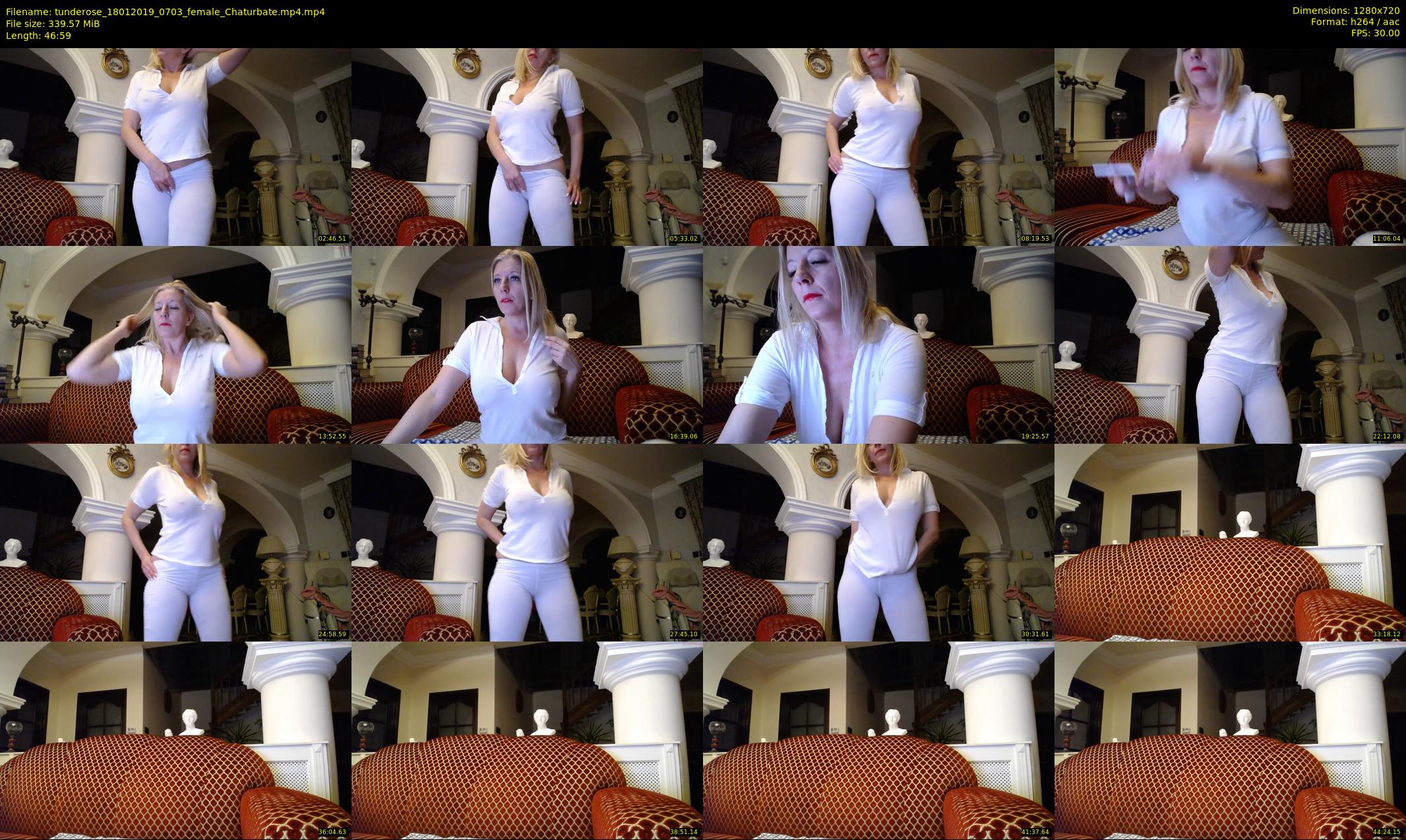 tunderose — 47 minute Chaturbate female cam show recording, 720p, Jan 18, 2019