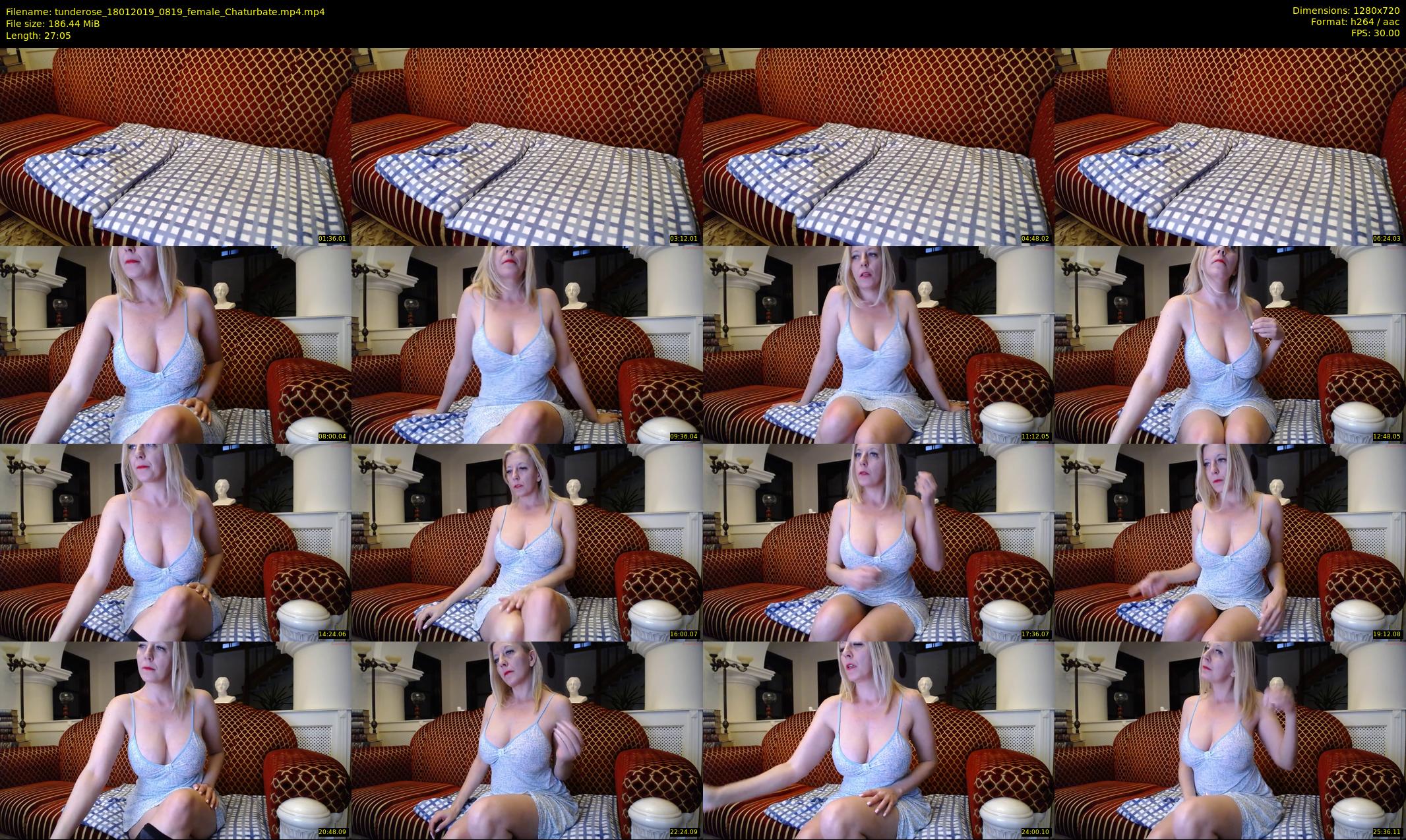 tunderose — 28 minute Chaturbate female cam show recording, 720p, Jan 18, 2019