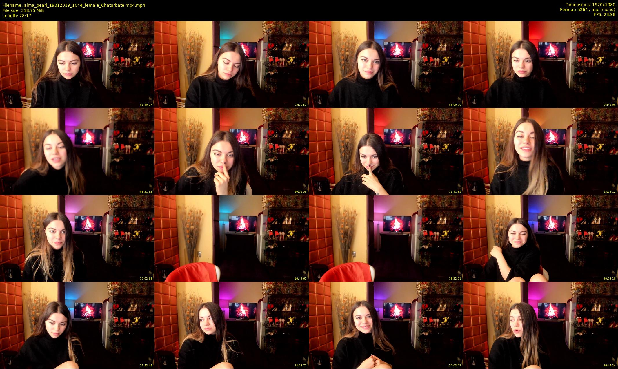 alma_pearl — 29 minute Chaturbate female cam show recording, 1080p, Jan 19, 2019