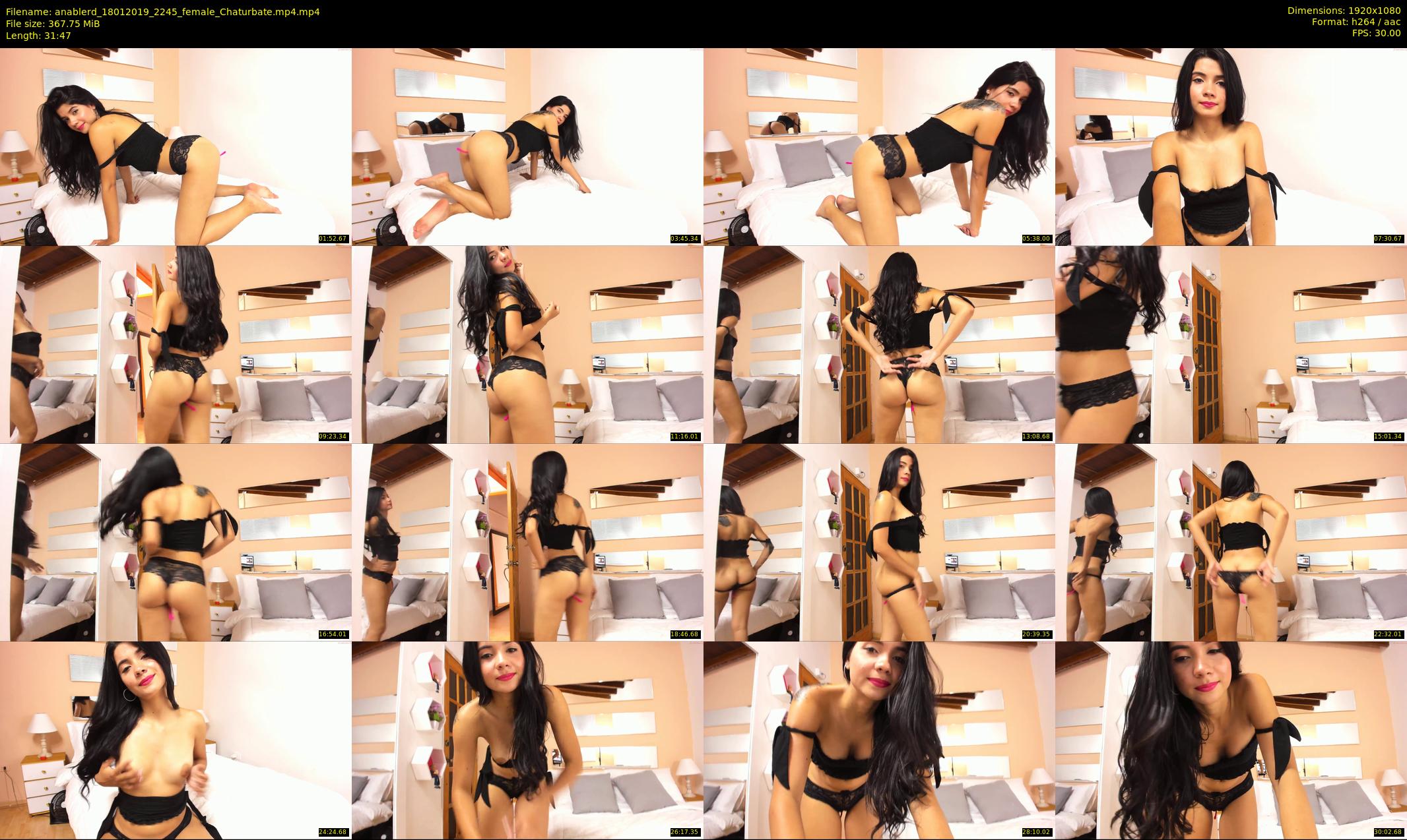 anablerd — 32 minute Chaturbate female cam show recording, 1080p, Jan 18, 2019