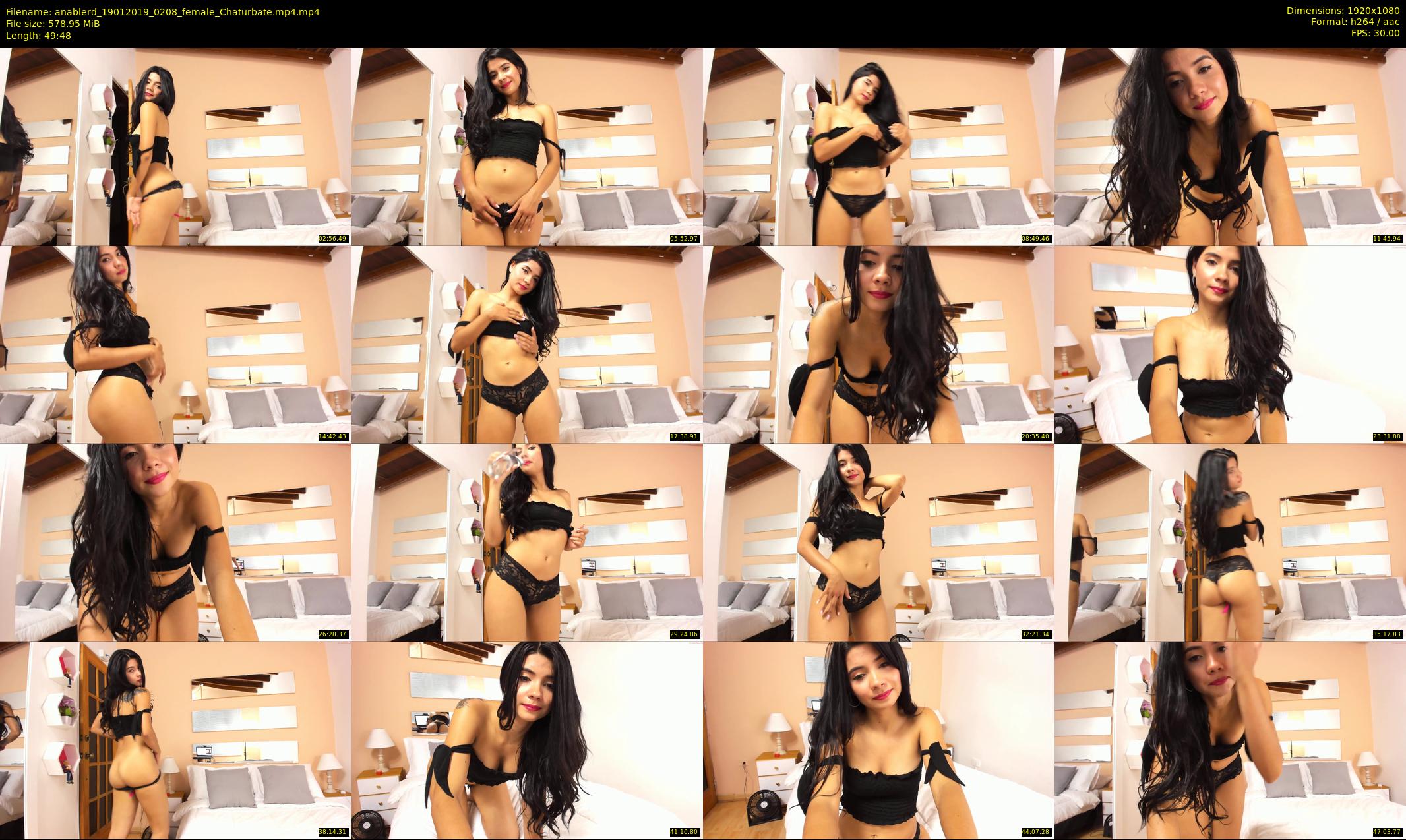 anablerd — 50 minute Chaturbate female cam show recording, 1080p, Jan 19, 2019