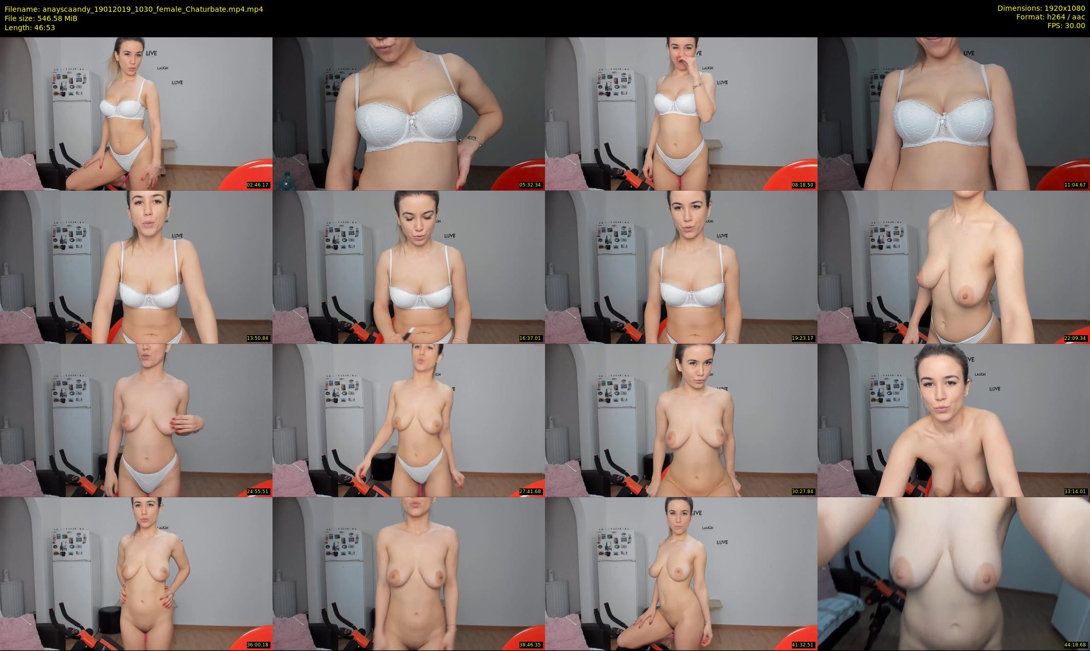 anayscaandy — 47 minute Chaturbate female cam show recording, 1080p, Jan 19, 2019