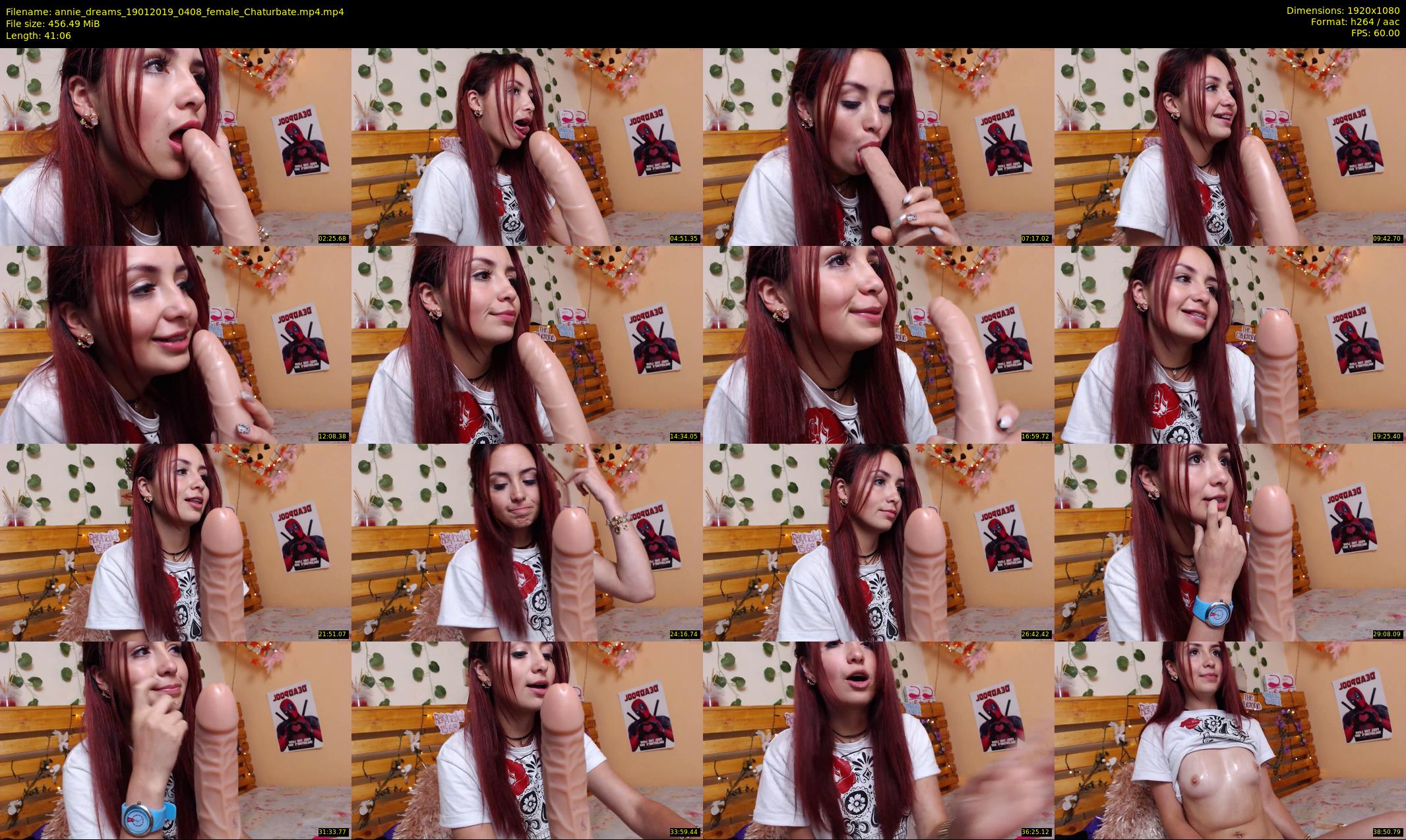 annie_dreams — 42 minute Chaturbate female cam show recording, 1080p, Jan 19, 2019