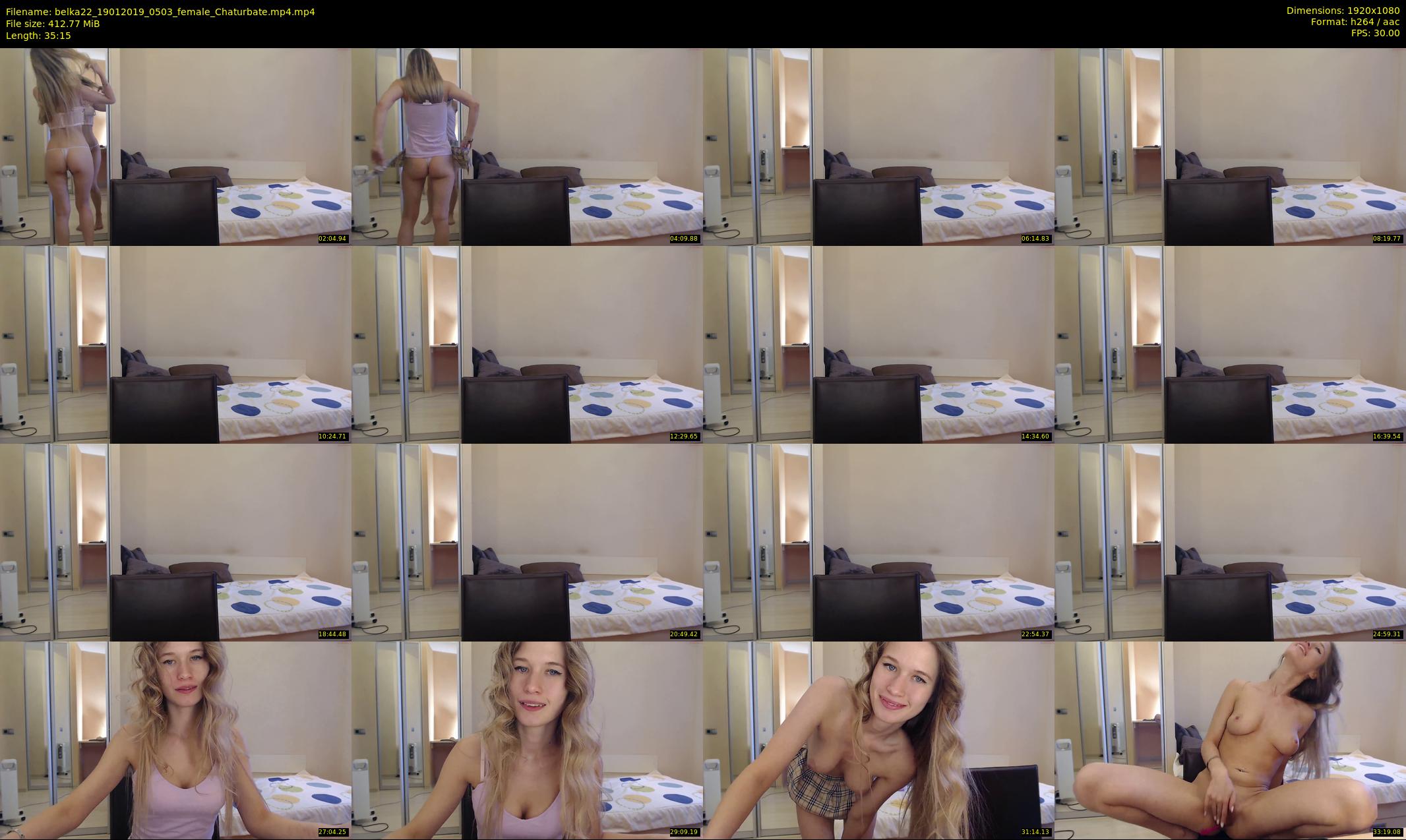 belka22 — 36 minute Chaturbate female cam show recording, 1080p, Jan 19, 2019