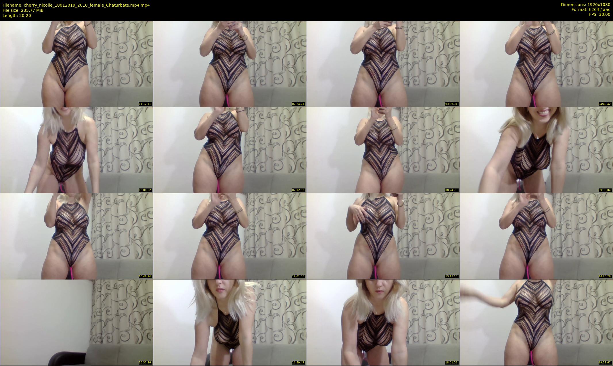 cherry_nicolle — 21 minute Chaturbate female cam show recording, 1080p, Jan 18, 2019
