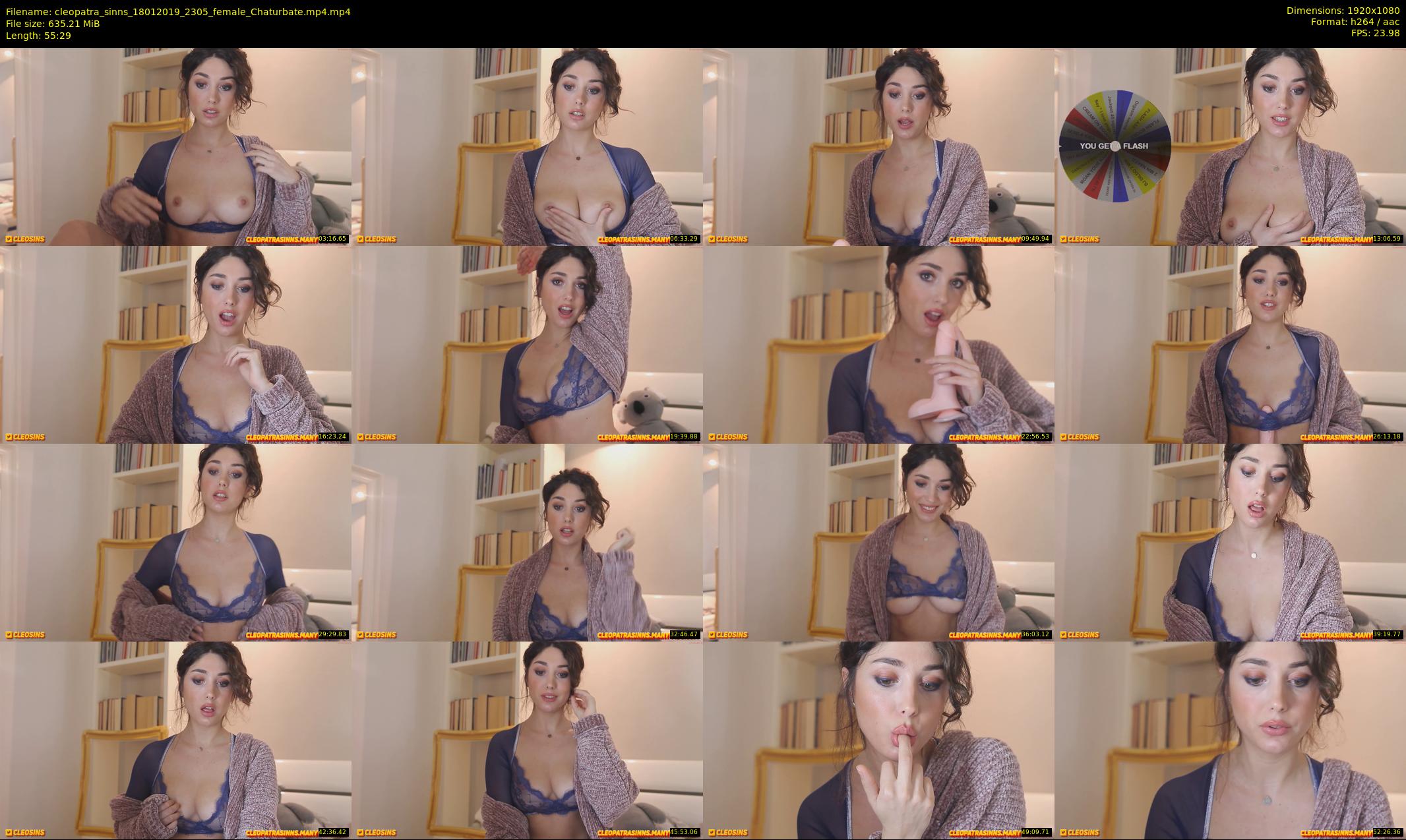 cleopatra_sinns — 56 minute Chaturbate female cam show recording, 1080p, Jan 18, 2019