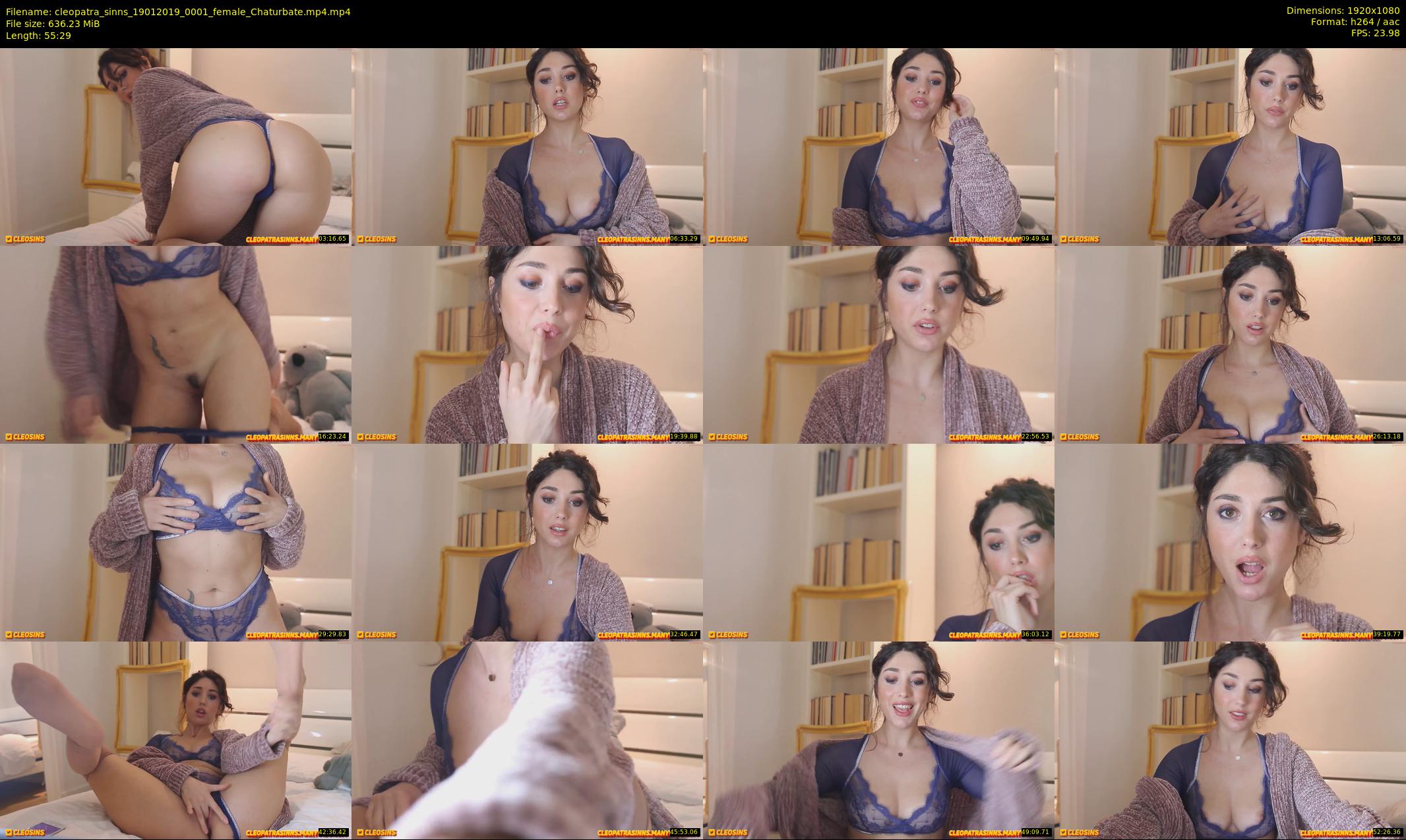 cleopatra_sinns — 56 minute Chaturbate female cam show recording, 1080p, Jan 19, 2019