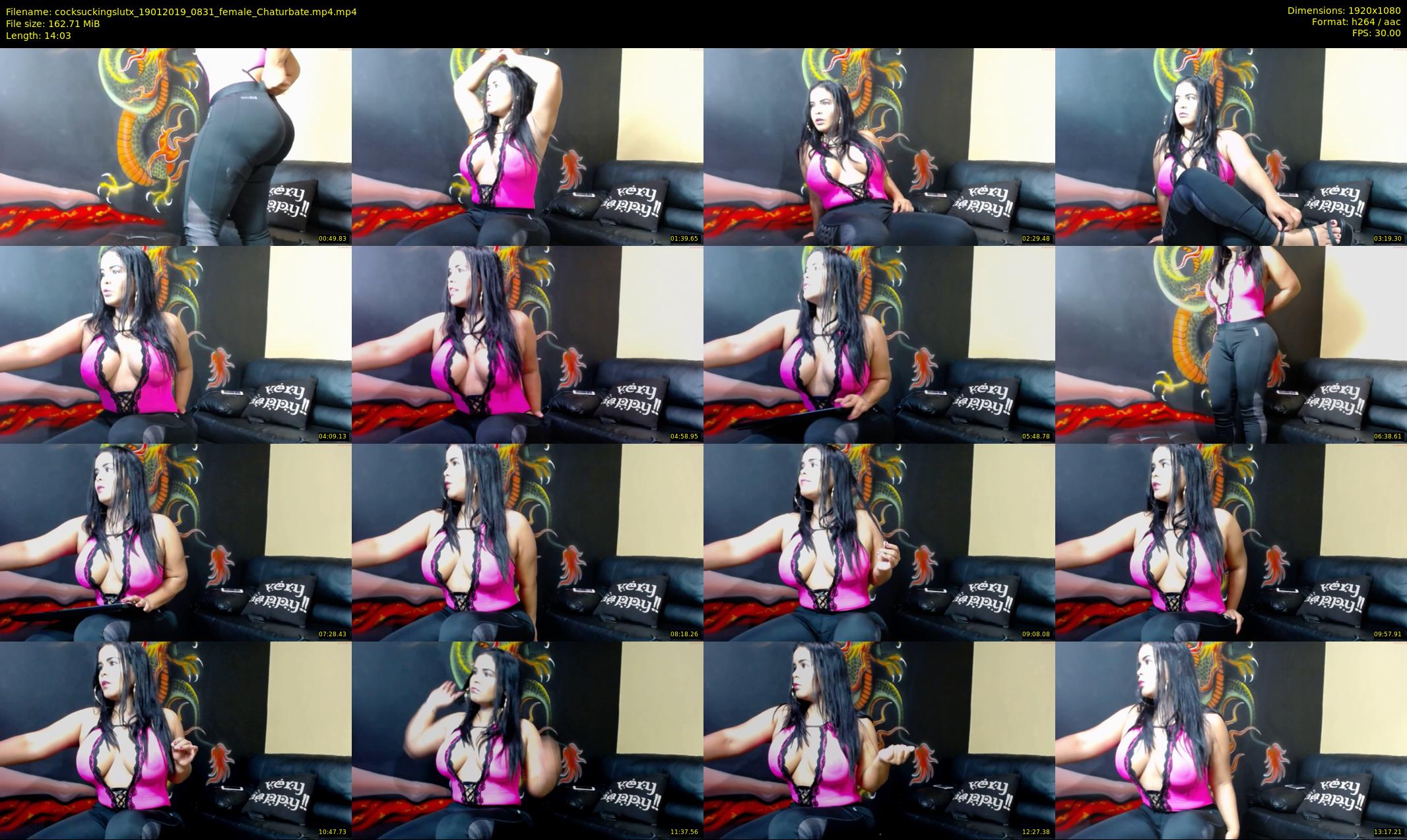 cocksuckingslutx — 15 minute Chaturbate female cam show recording, 1080p, Jan 19, 2019