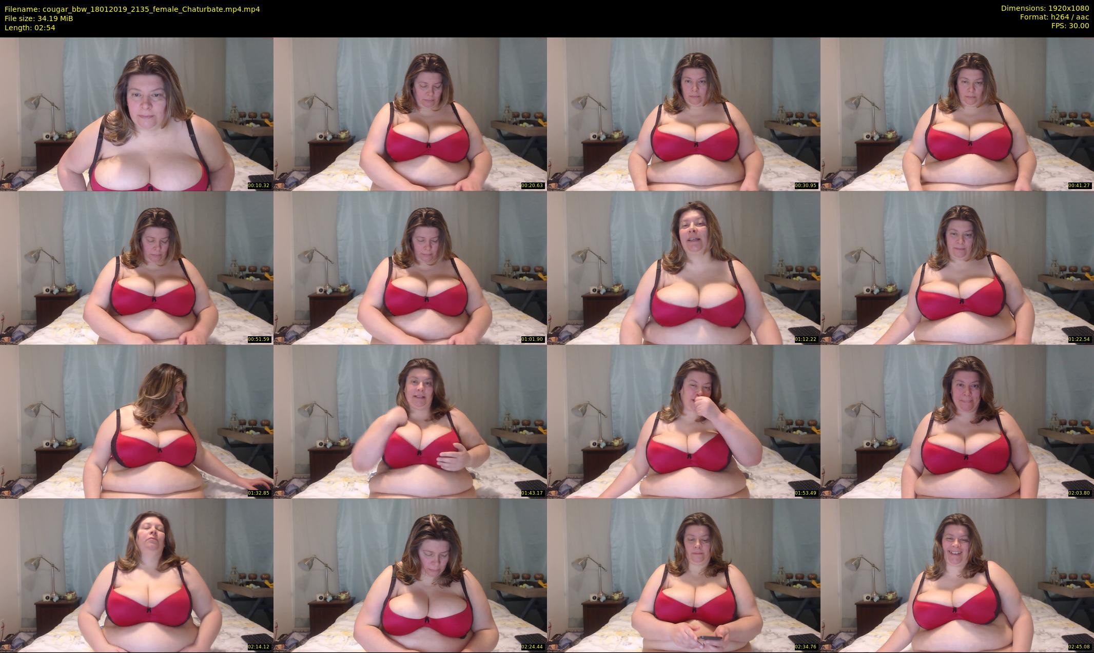 cougar_bbw — 3 minute Chaturbate female cam show recording, 1080p, Jan 18, 2019