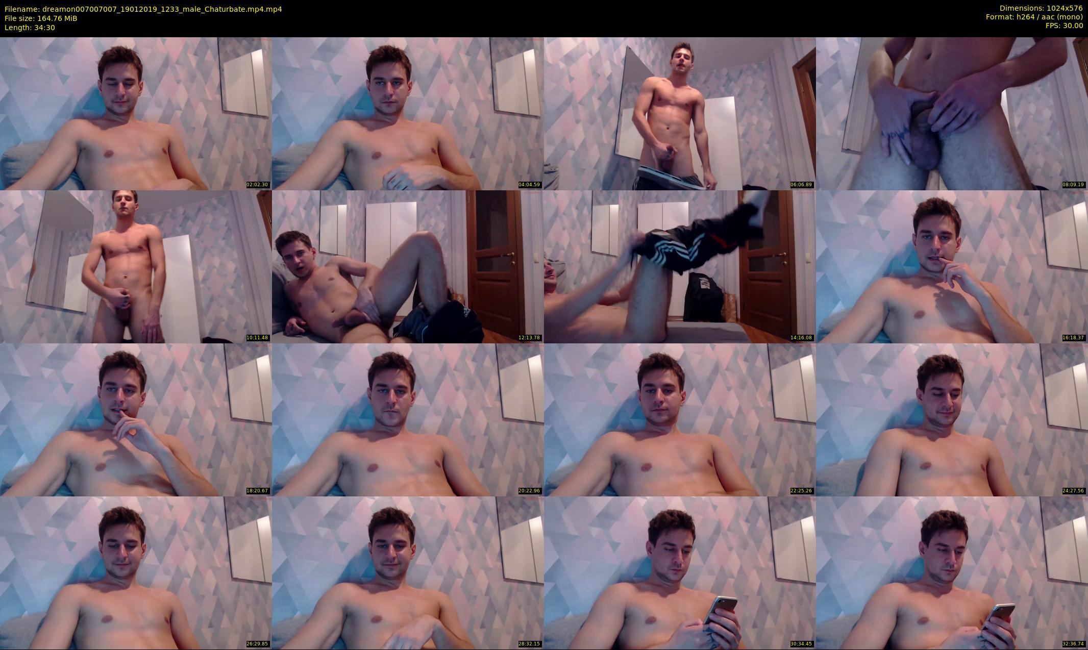 dreamon007007007 — 35 minute Chaturbate male cam show recording, 480p, Jan 19, 2019