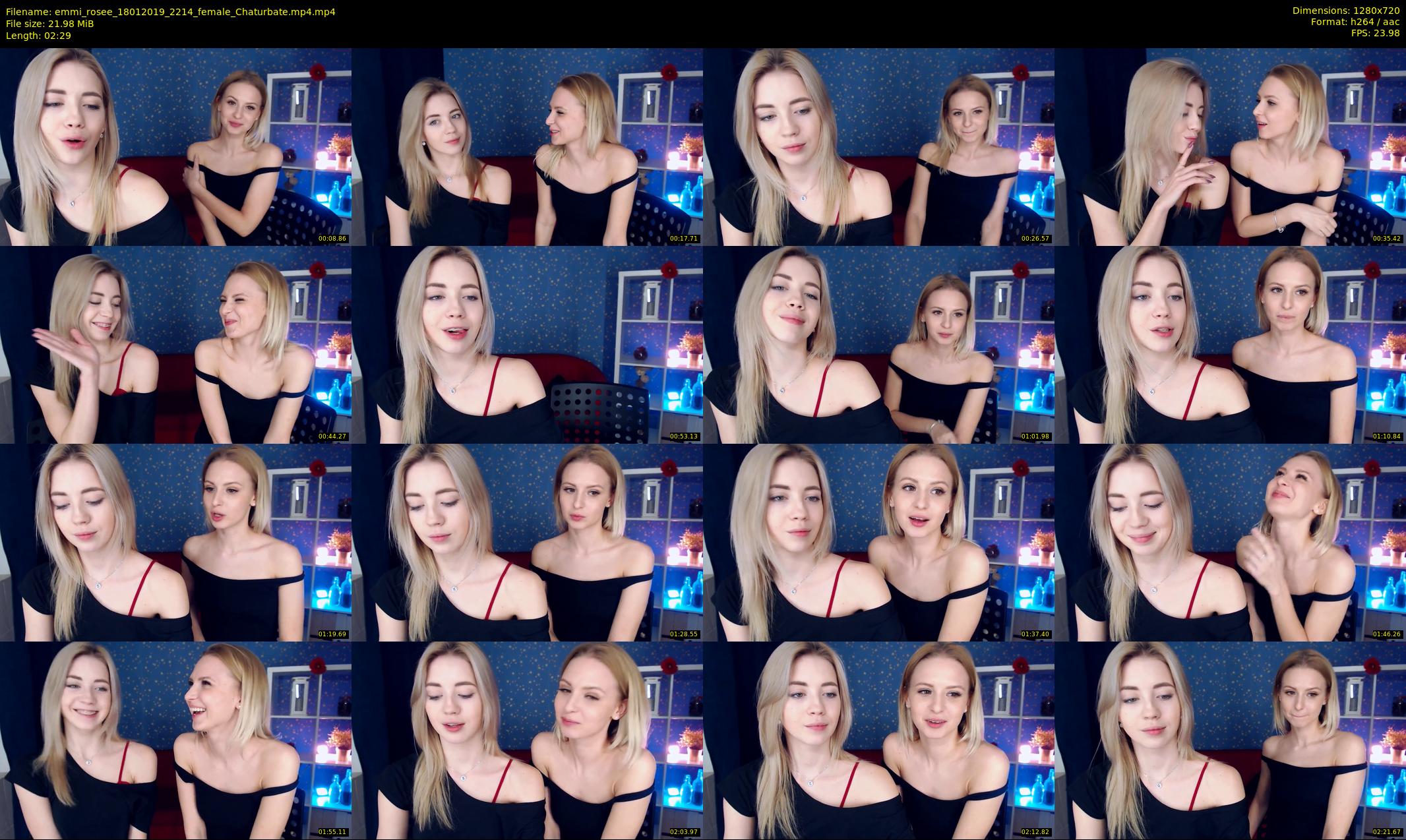 emmi_rosee — 3 minute Chaturbate female cam show recording, 720p, Jan 18, 2019