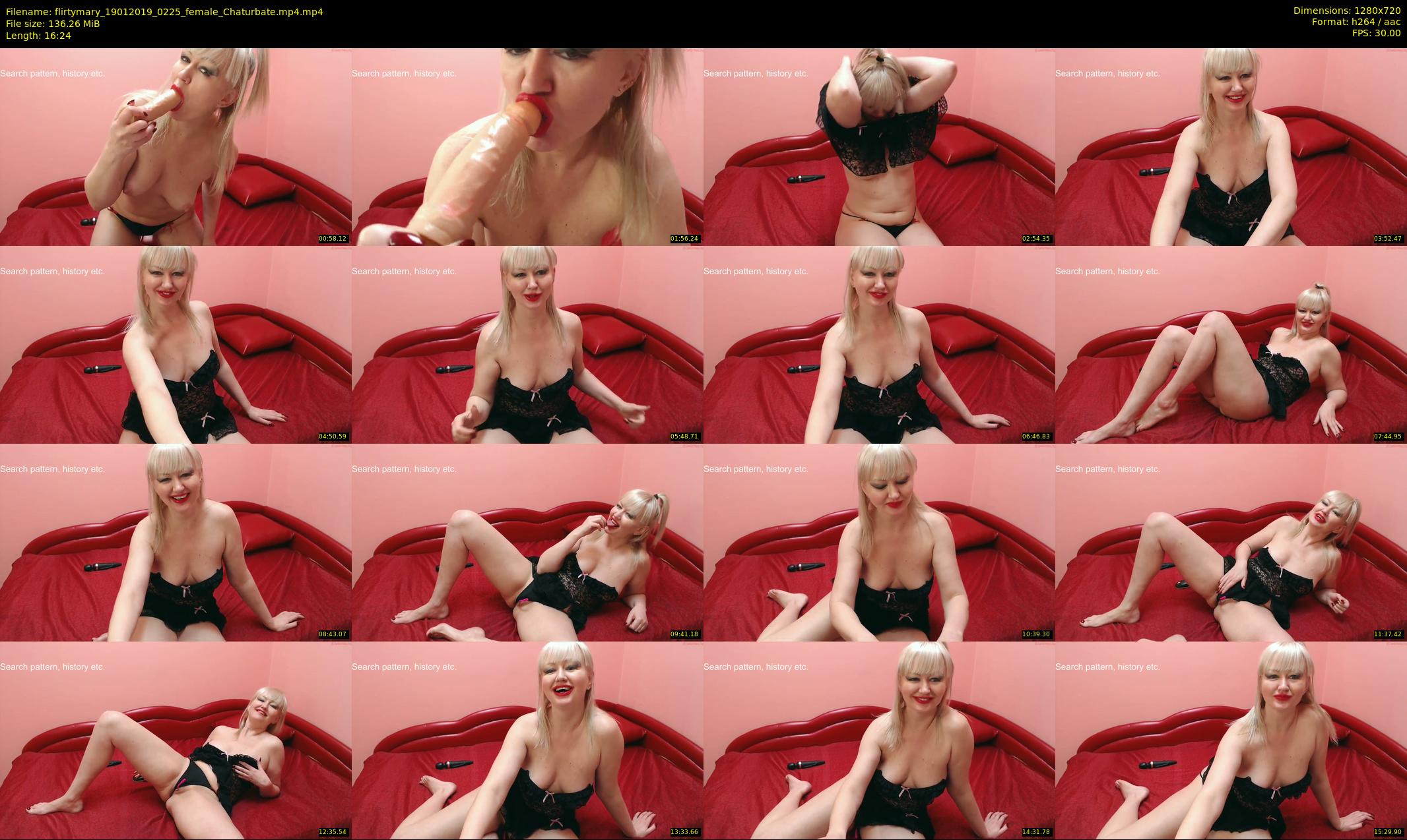 flirtymary — 17 minute Chaturbate female cam show recording, 720p, Jan 19, 2019