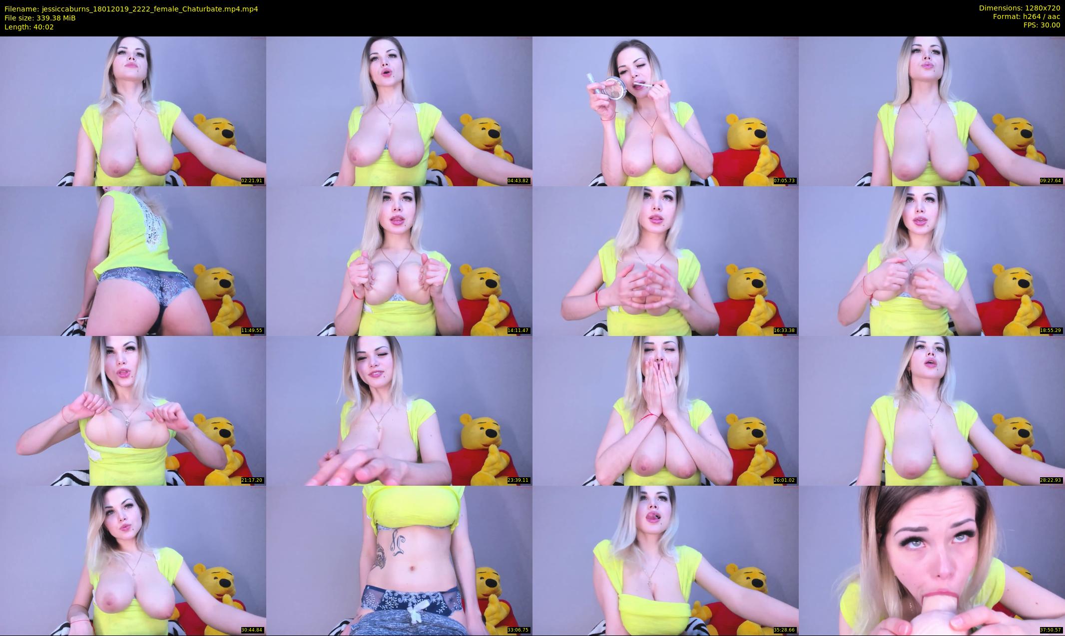 jessiccaburns — 41 minute Chaturbate female cam show recording, 720p, Jan 18, 2019