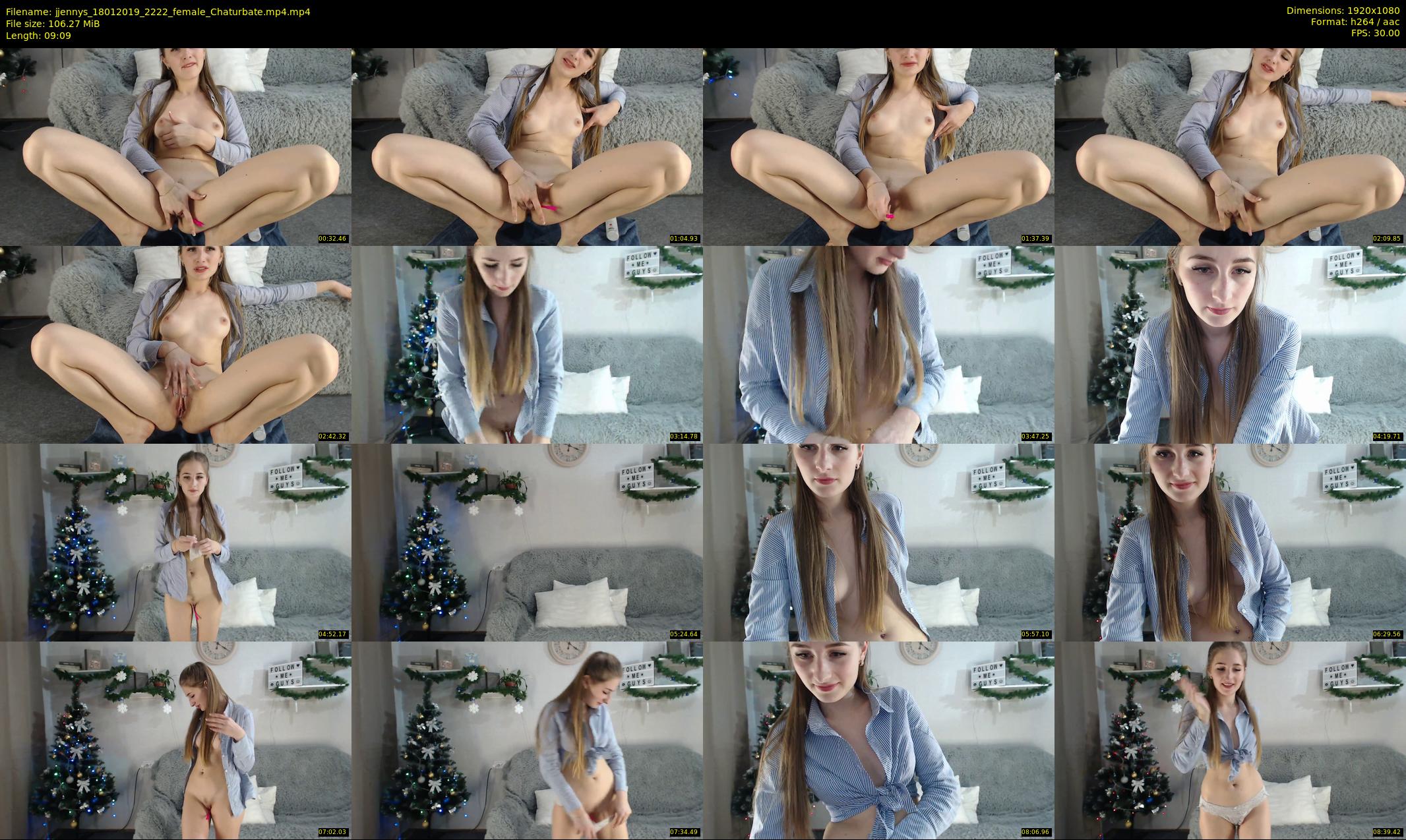 jjennys — 10 minute Chaturbate female cam show recording, 1080p, Jan 18, 2019