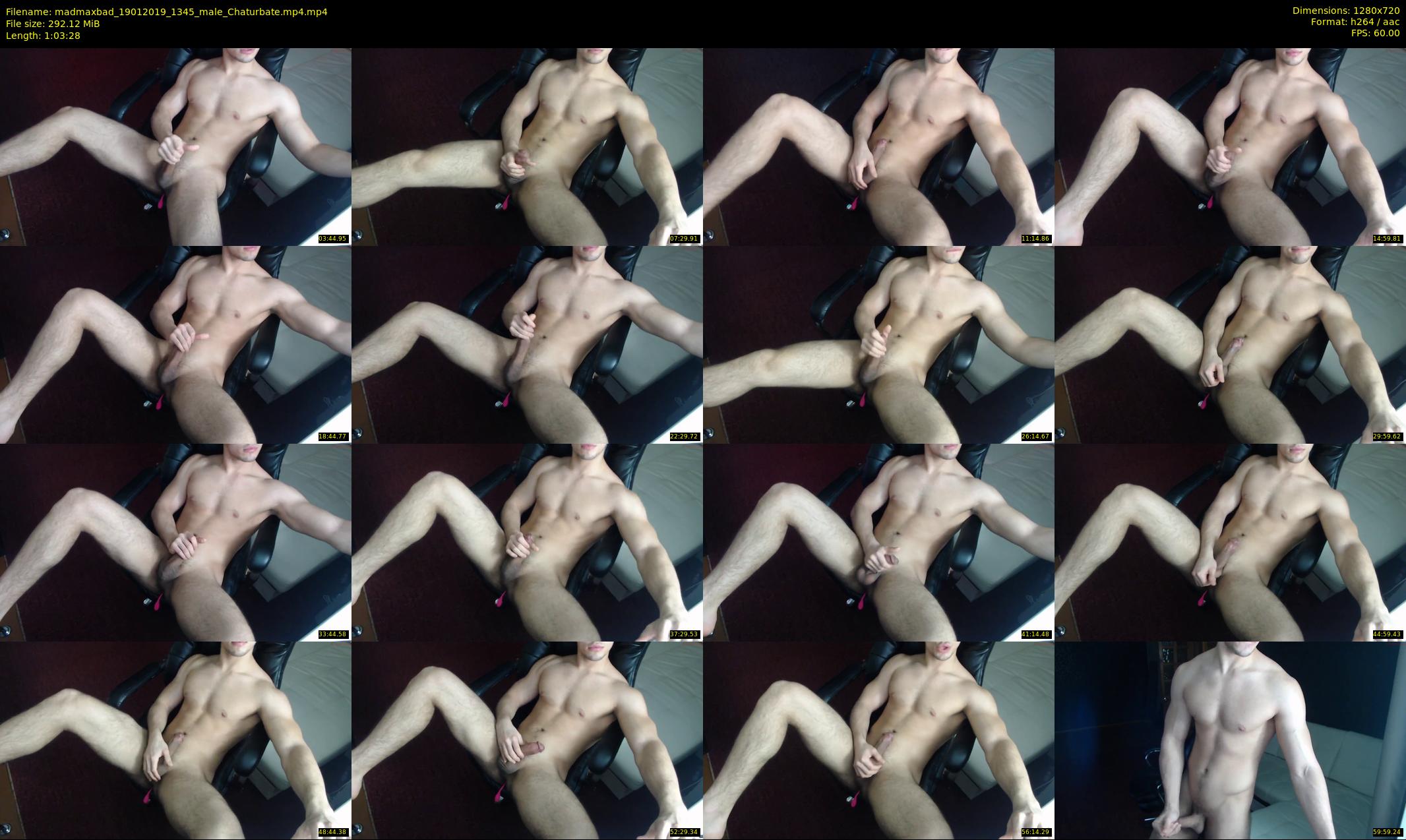 madmaxbad — 64 minute Chaturbate male cam show recording, 720p, Jan 19, 2019