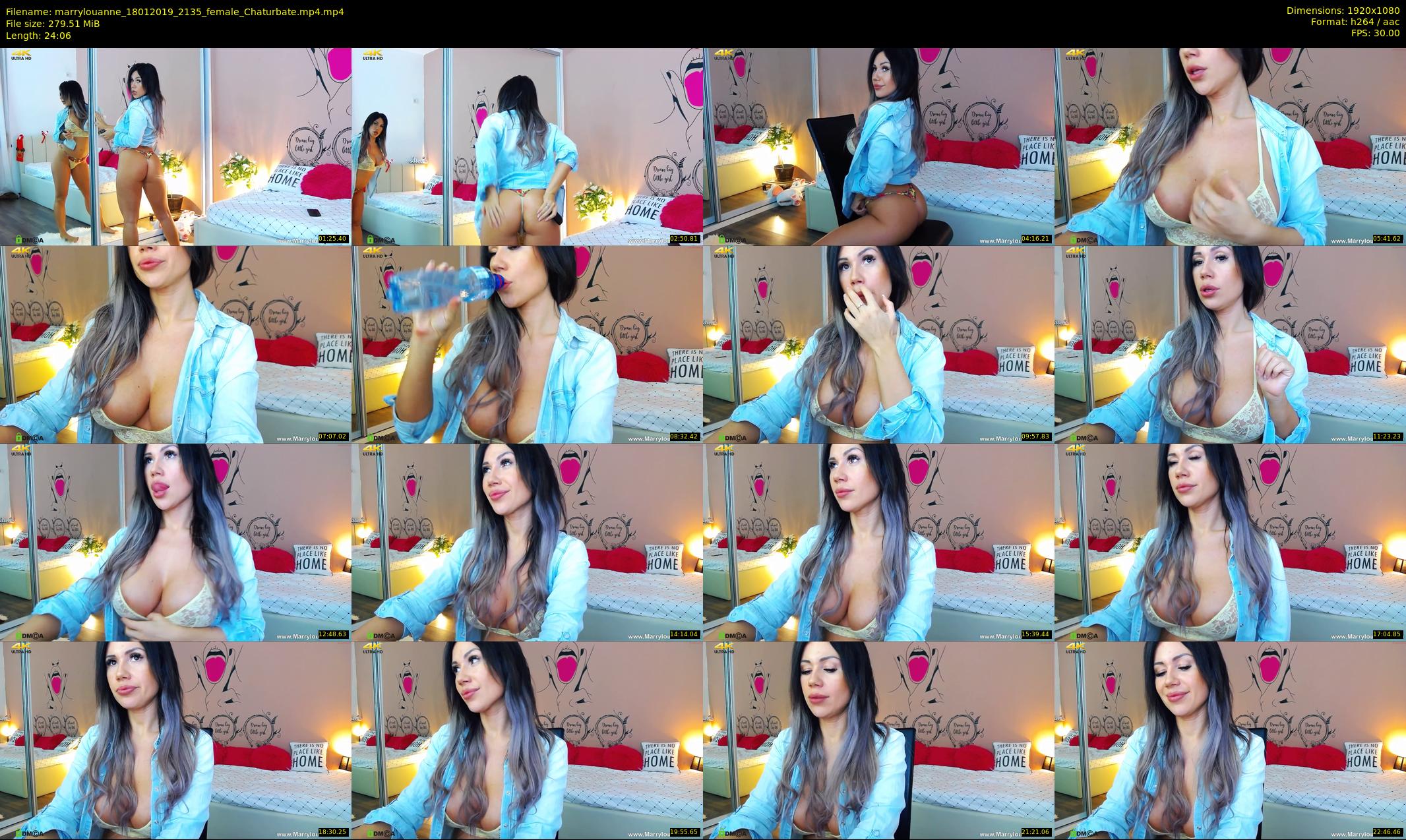 marrylouanne — 25 minute Chaturbate female cam show recording, 1080p, Jan 18, 2019