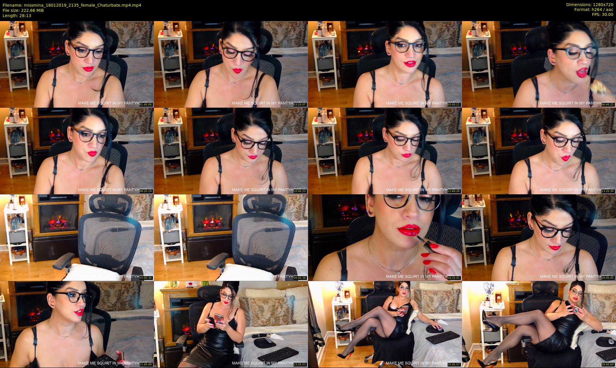 missmina — 29 minute Chaturbate female cam show recording, 720p, Jan 18, 2019
