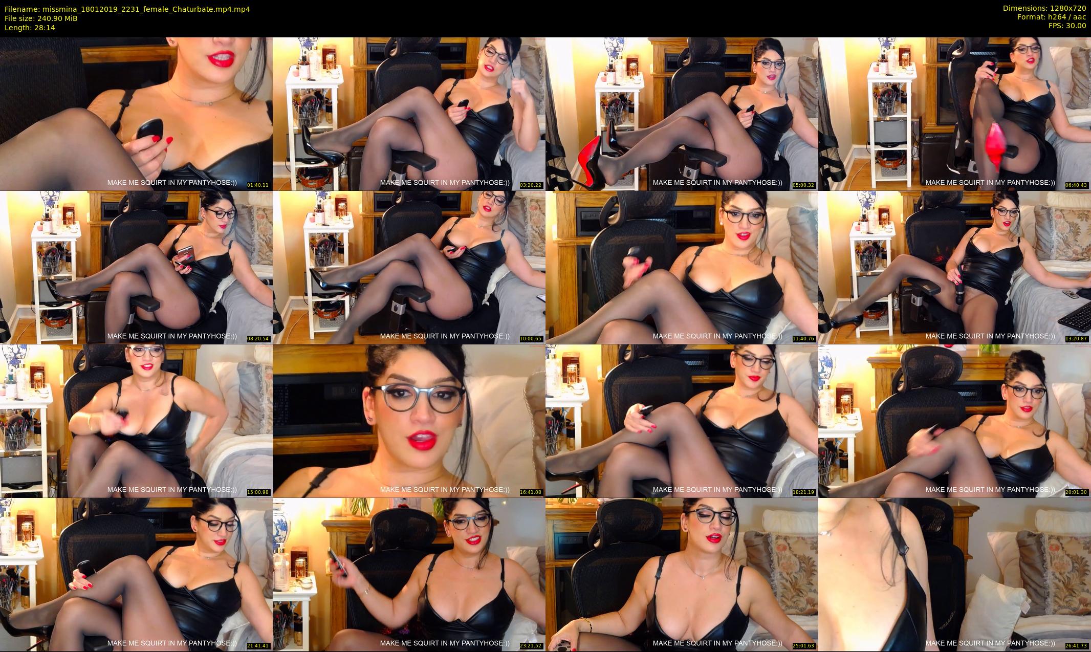 missmina — 29 minute Chaturbate female cam show recording, 720p, Jan 18, 2019
