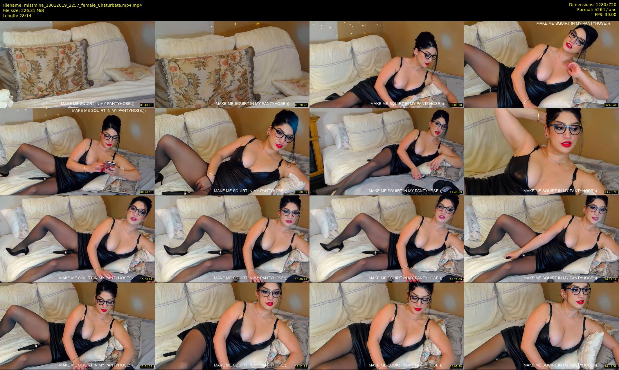 missmina — 29 minute Chaturbate female cam show recording, 720p, Jan 18, 2019