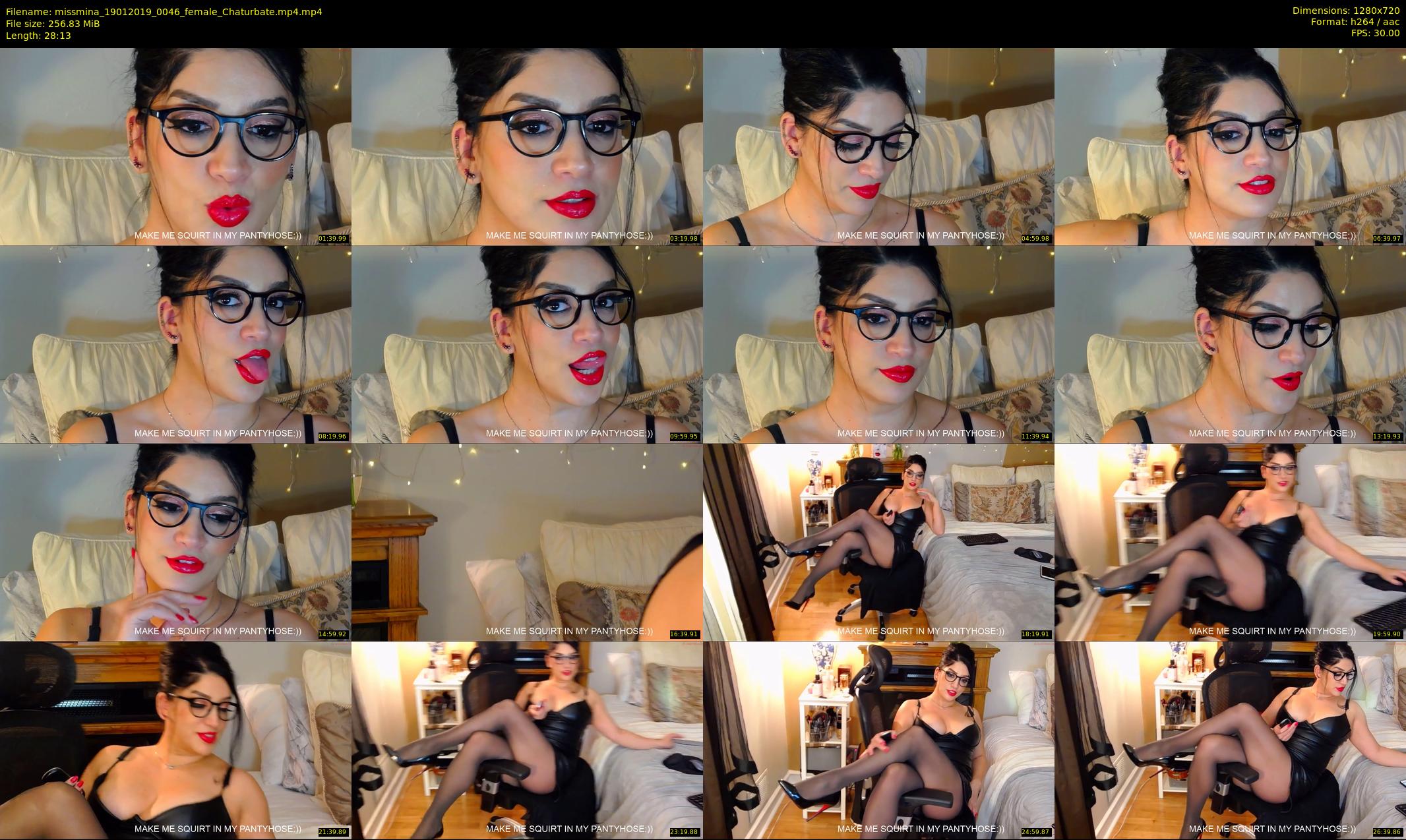 missmina — 29 minute Chaturbate female cam show recording, 720p, Jan 19, 2019